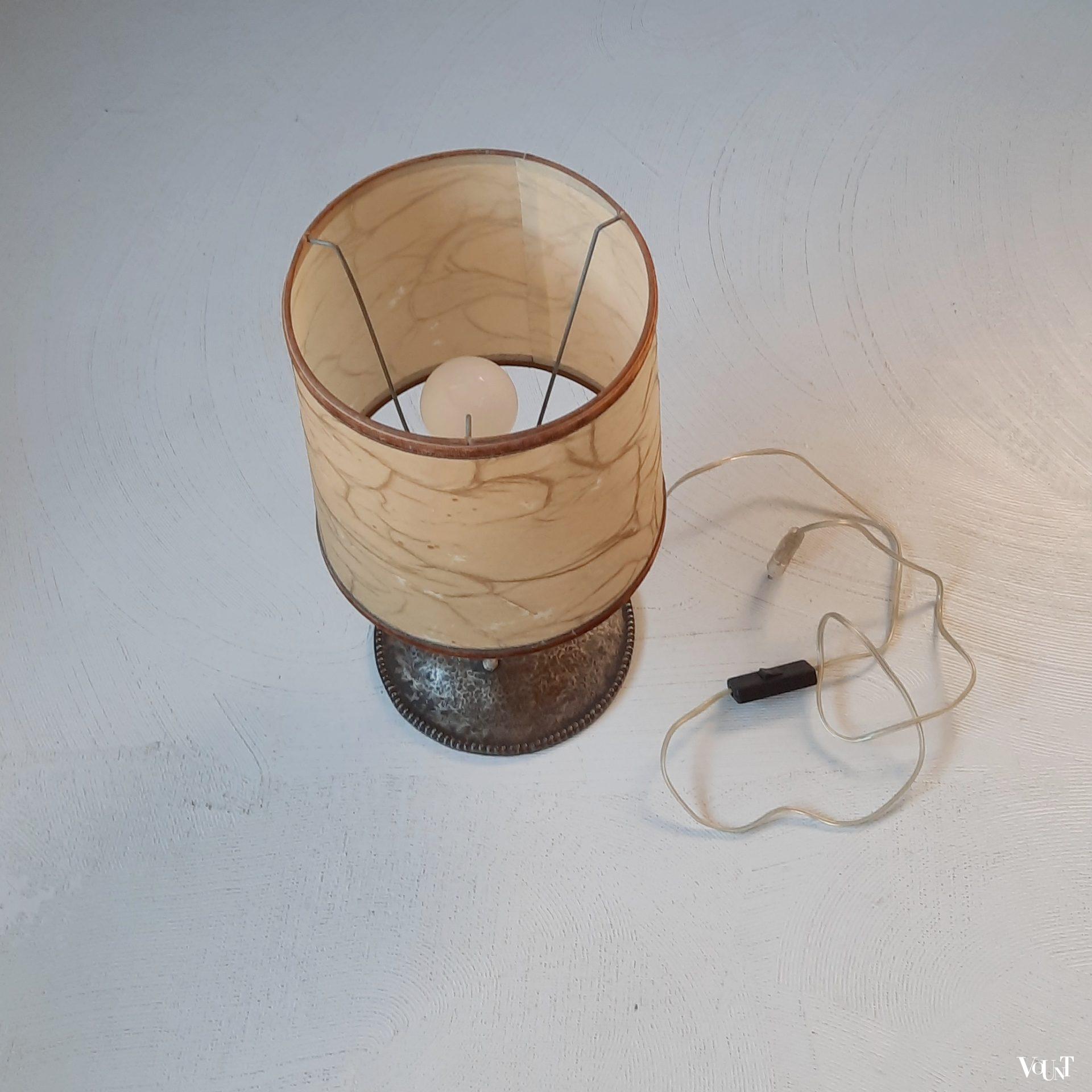 Metalen tafellamp, jaren '30
