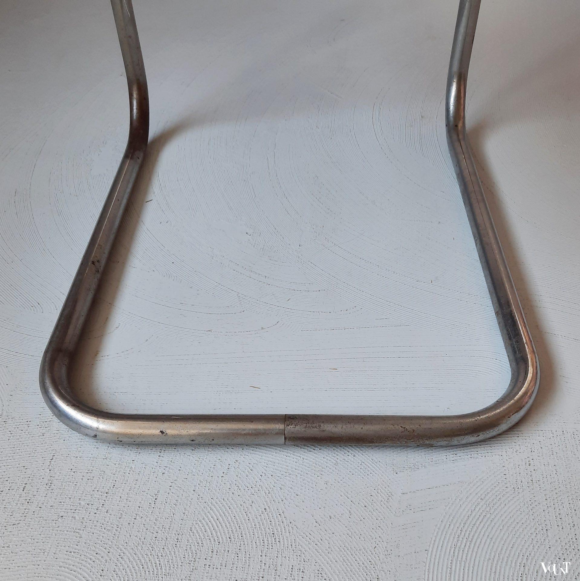 Zwarte S64 stoel, Marcel Breuer voor Thonet, jaren '30/'40