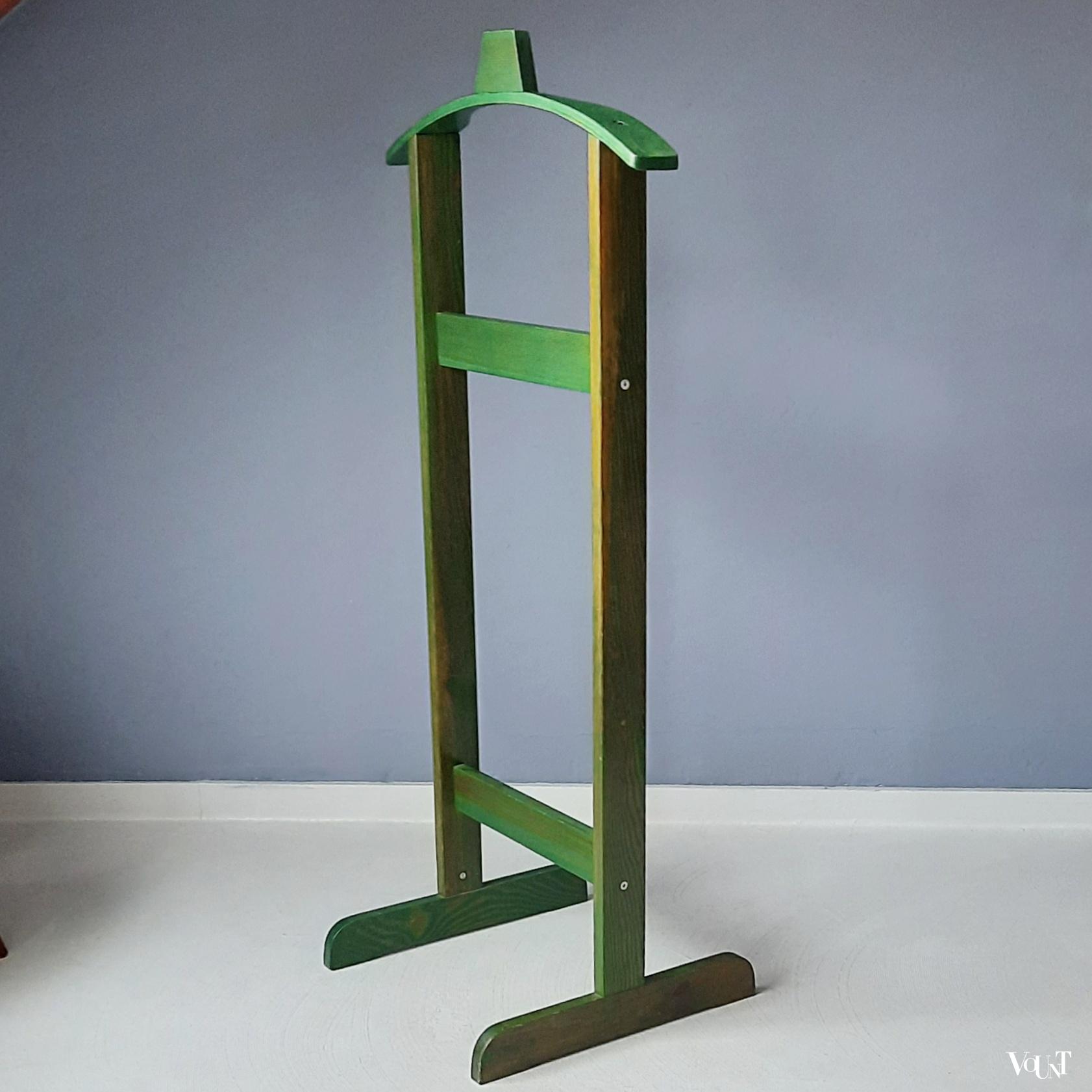 Groene dressboy / valet stand, jaren '70