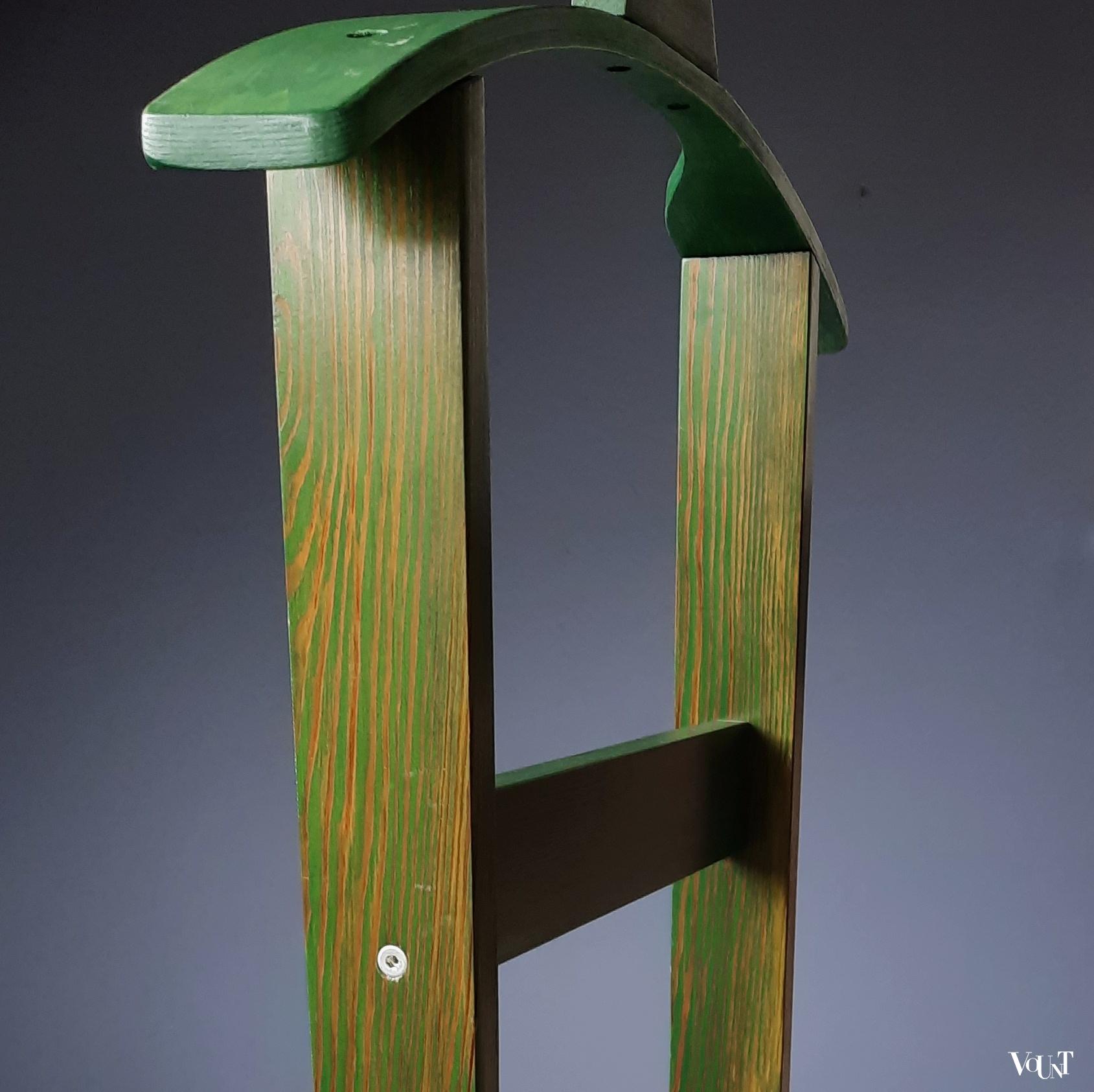 Groene dressboy / valet stand, jaren '70
