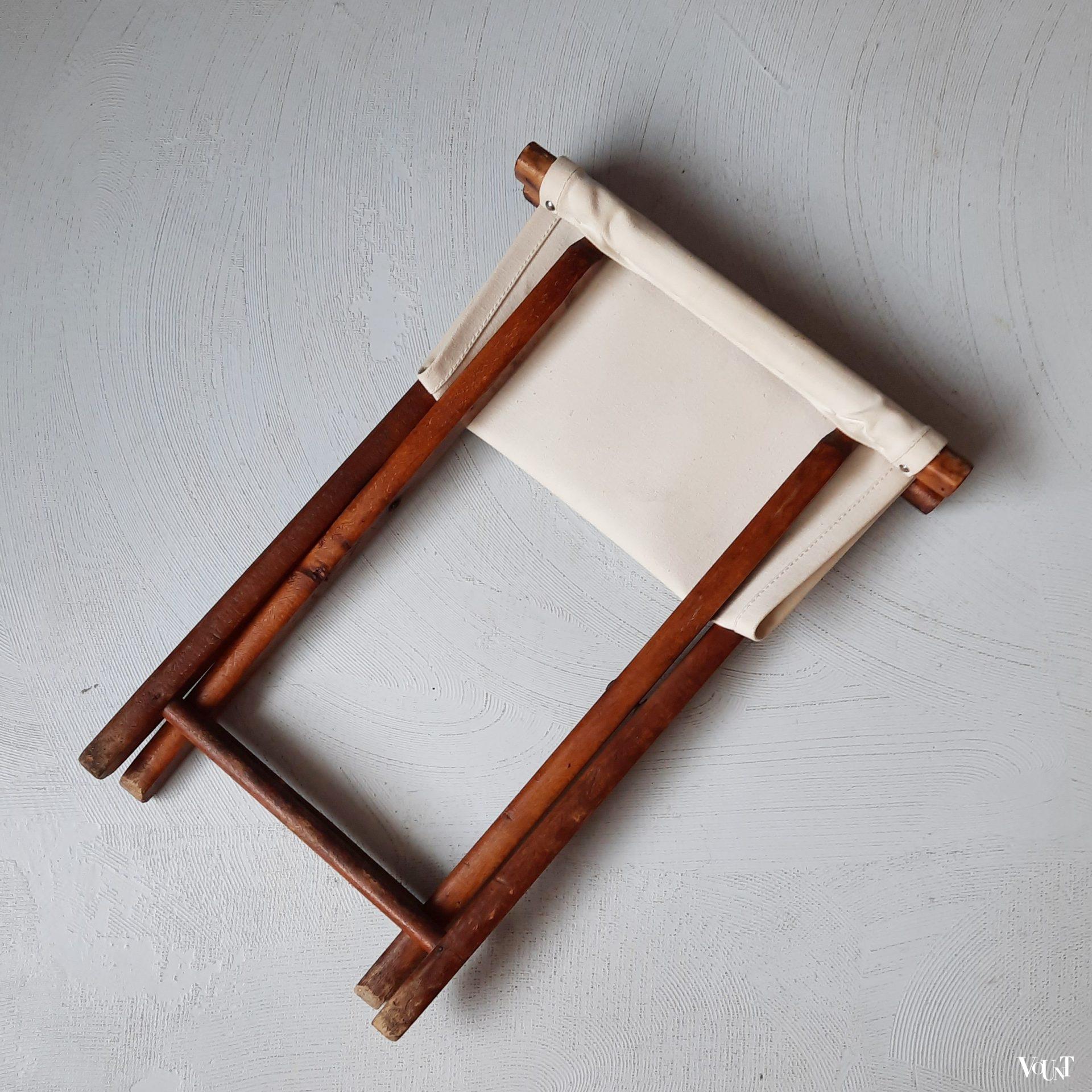 Vintage vouwkruk, jaren '60/'70