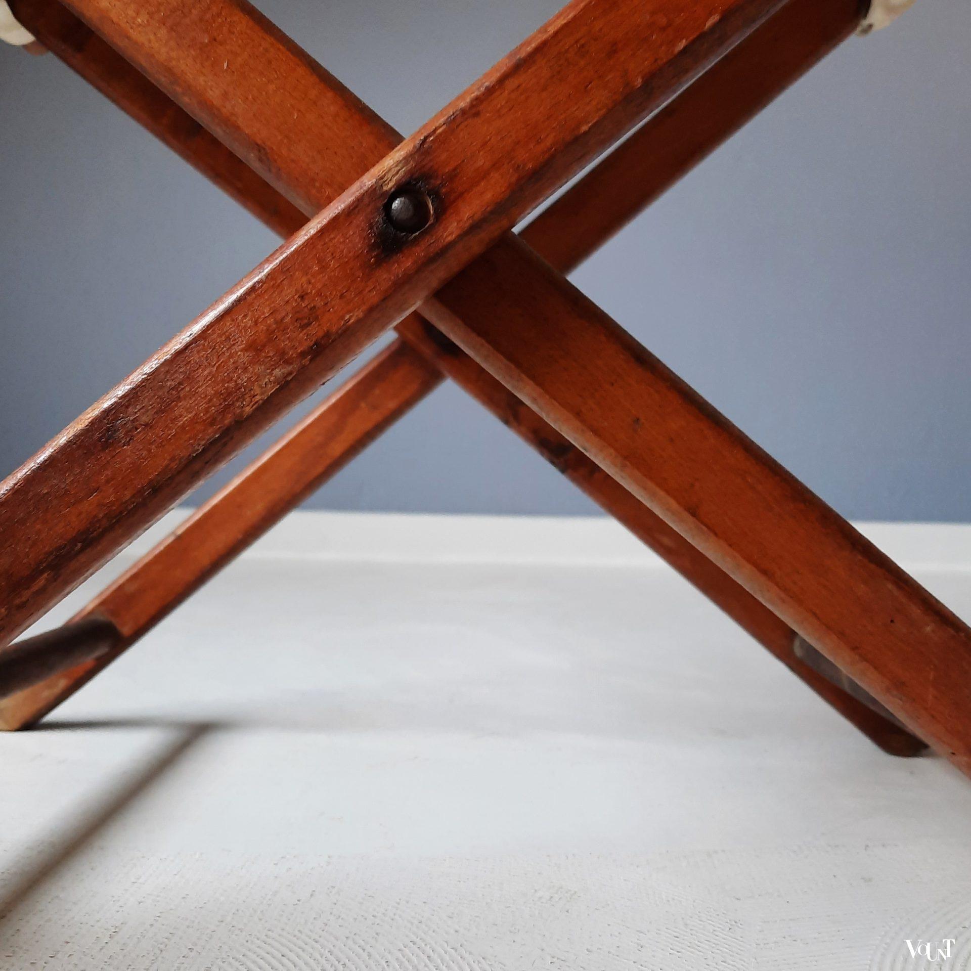 Vintage vouwkruk, jaren '60/'70