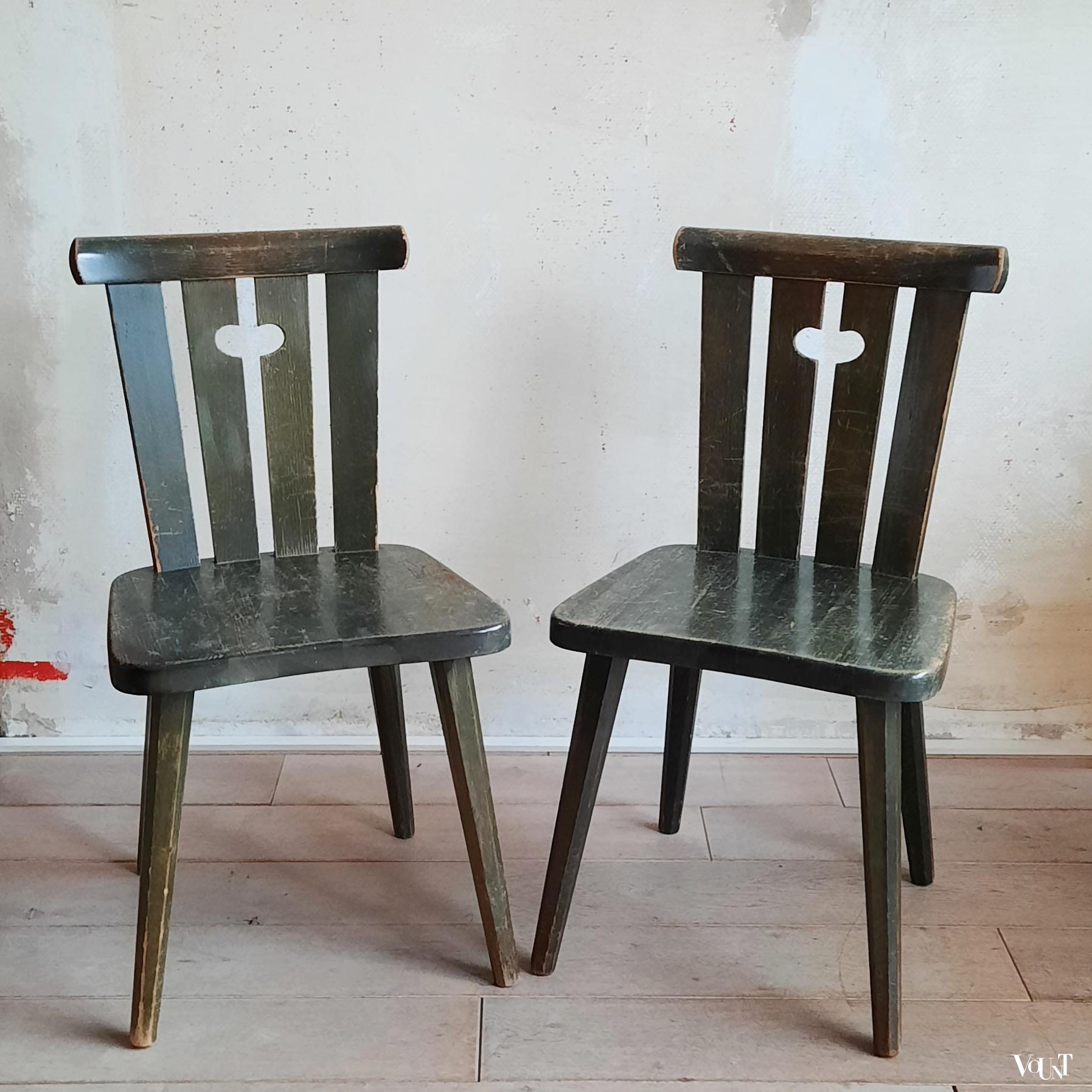 Set van 2 grenen stoelen, Göran Malmvall voor Karl Andersson & Söner , jaren '60/'70