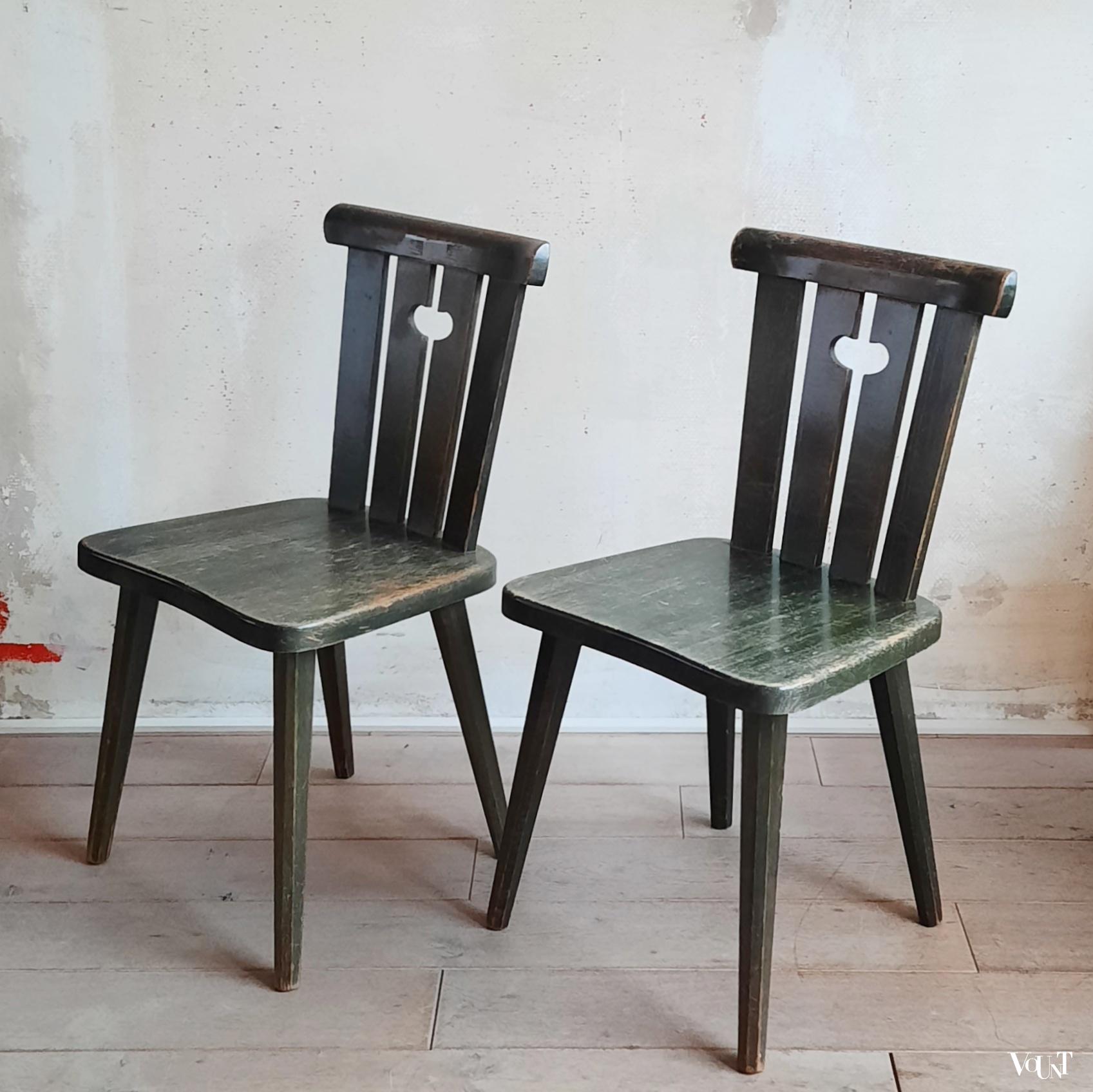 Set van 2 grenen stoelen, Göran Malmvall voor Karl Andersson & Söner , jaren '60/'70