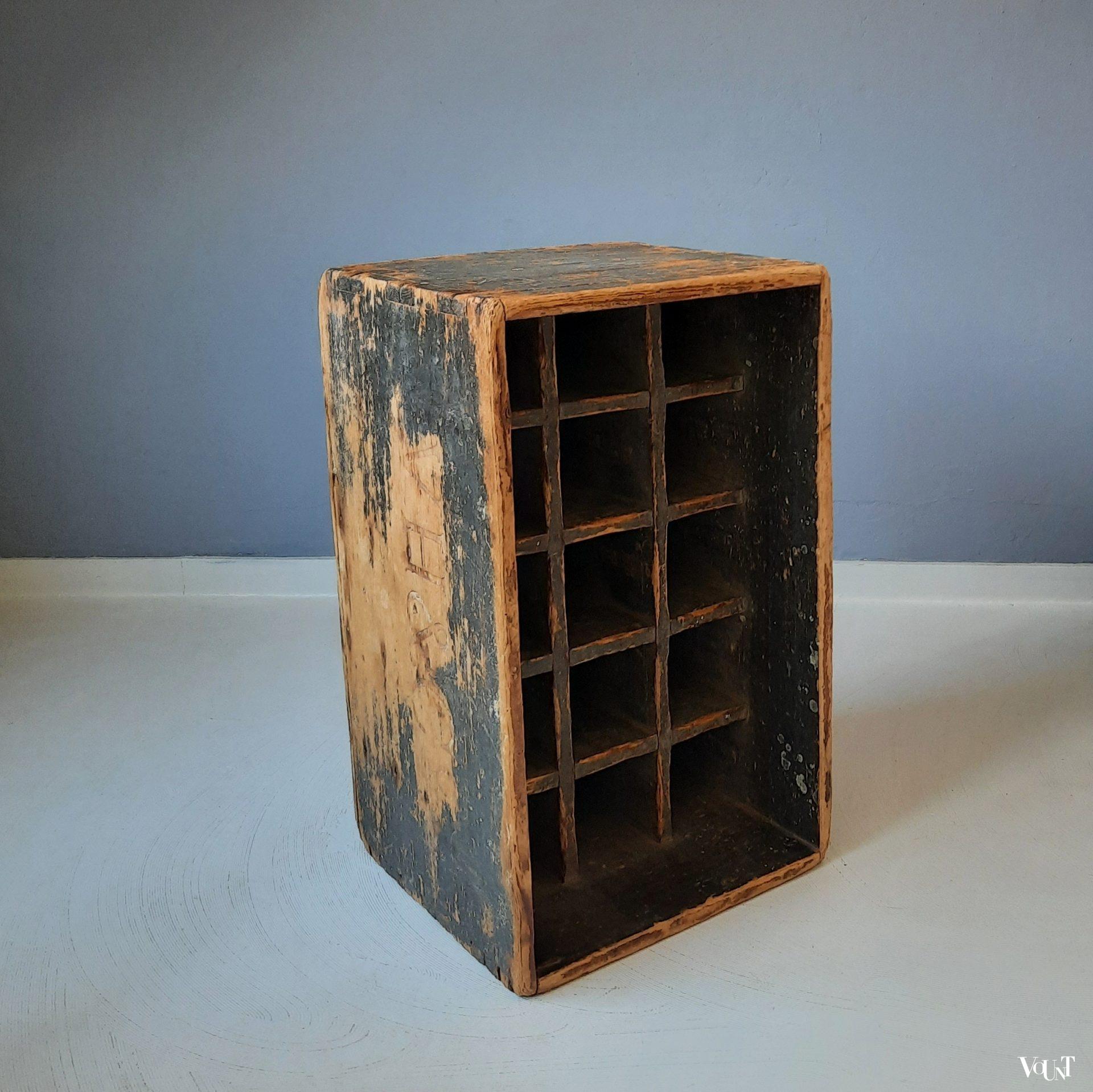 Vintage krat voor sifonflessen, Verenigde Staten, 1920/1930