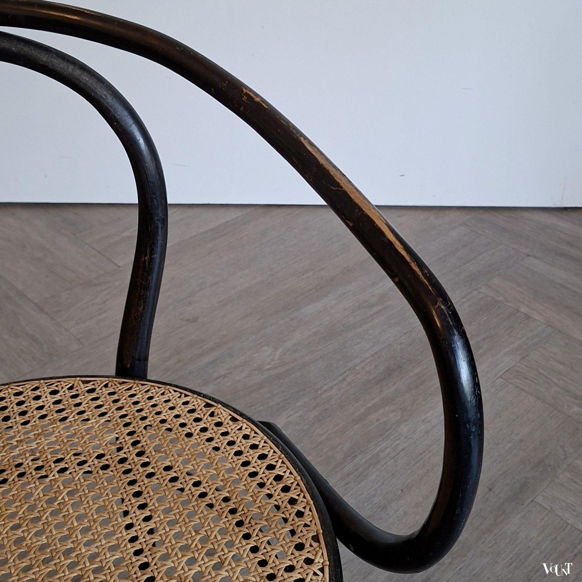 Set van 4 zwarte 209 stoelen, Ligna, jaren '70