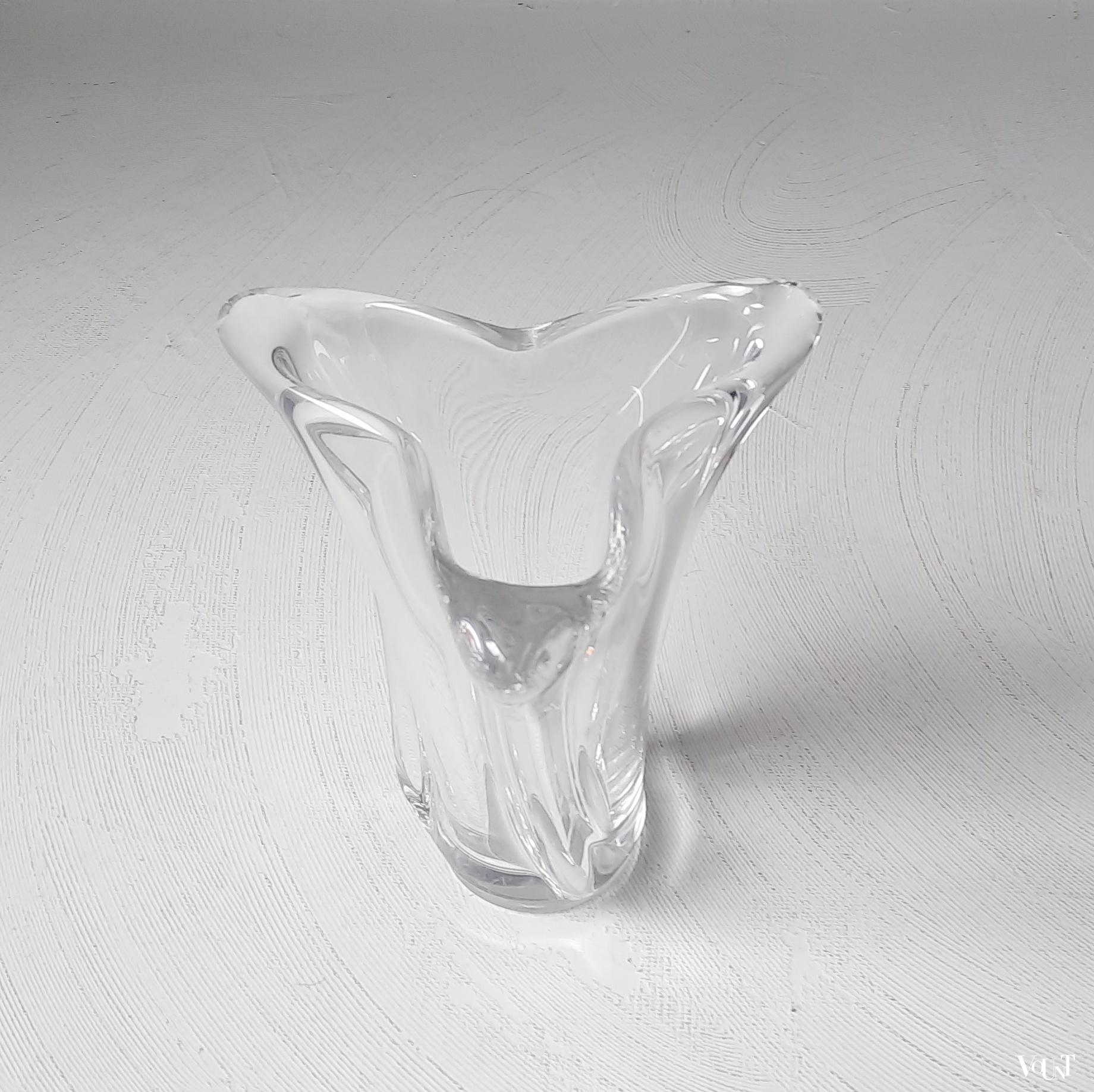 Zware Franse kristallen vaas, jaren '60/'70