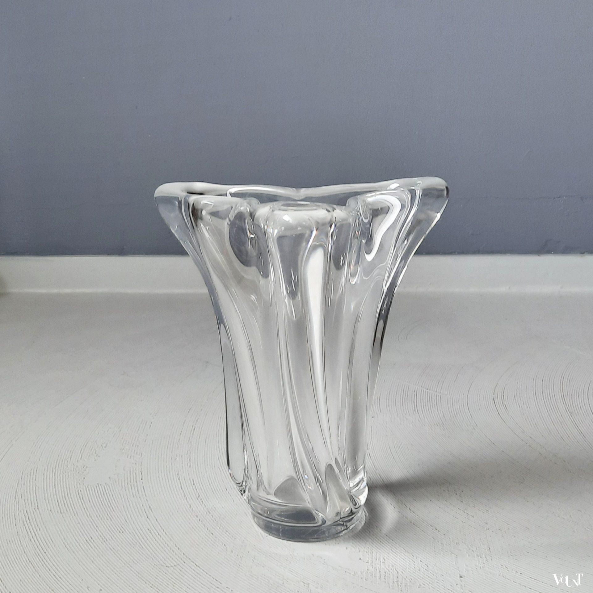 Zware Franse kristallen vaas, jaren '60/'70