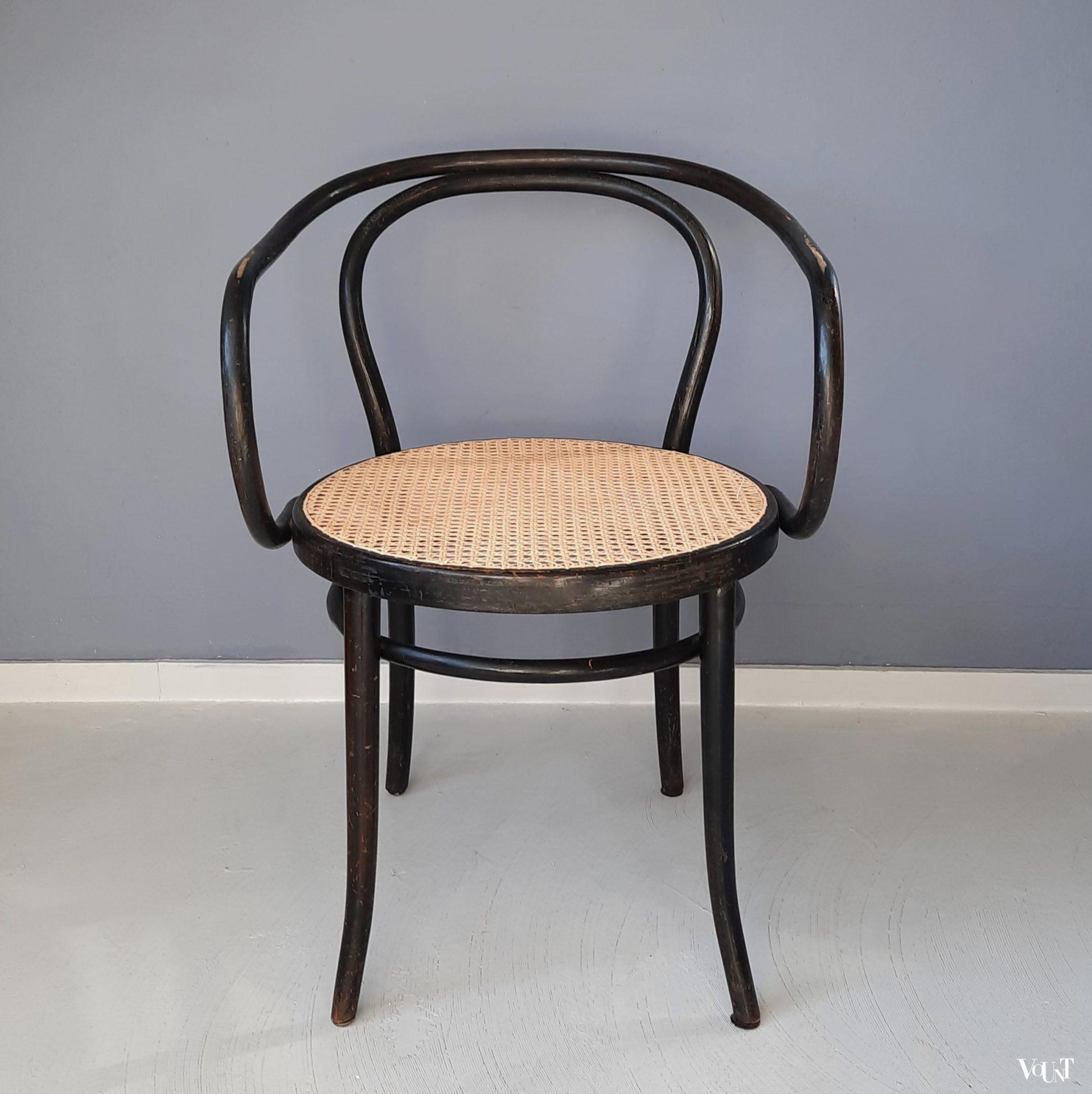 Zwarte nr. 209 stoel, Ligna, jaren '70