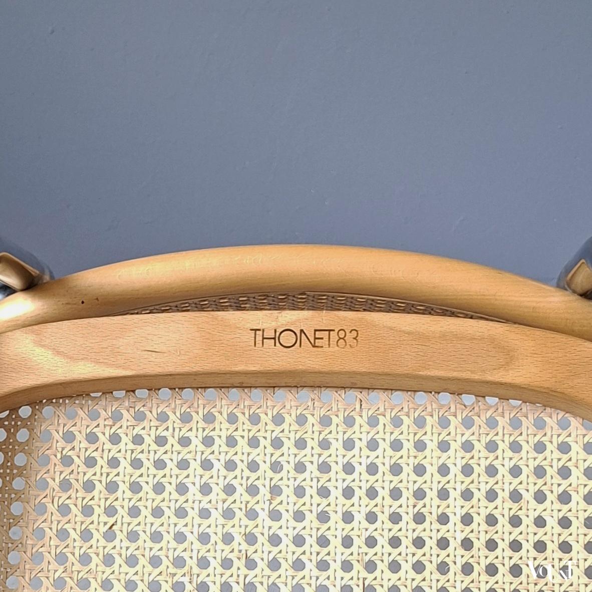 Blonde S64 stoel, Marcel Breuer voor Thonet, 1983