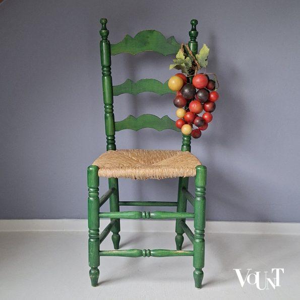 Groene knopstoel, jaren '70