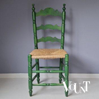 Groene knopstoel, jaren '70