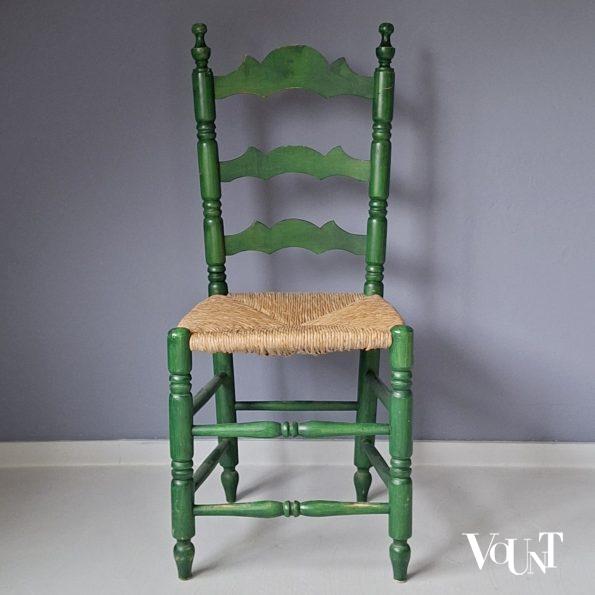Groene knopstoel, jaren '70
