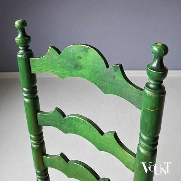 Groene knopstoel, jaren '70
