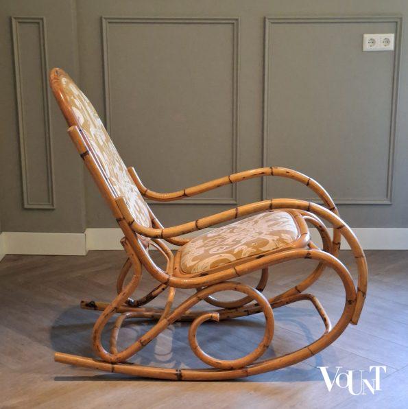 Rotan schommelstoel, jaren '60/'70