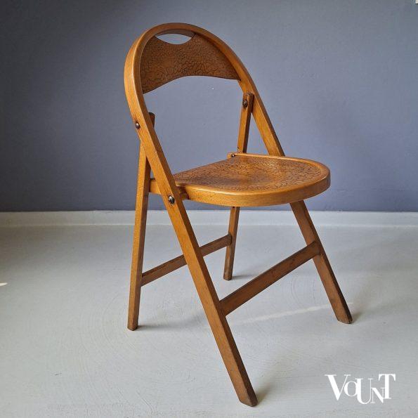 Set van 2 klapstoelen nr. B 751, ca. jaren '50
