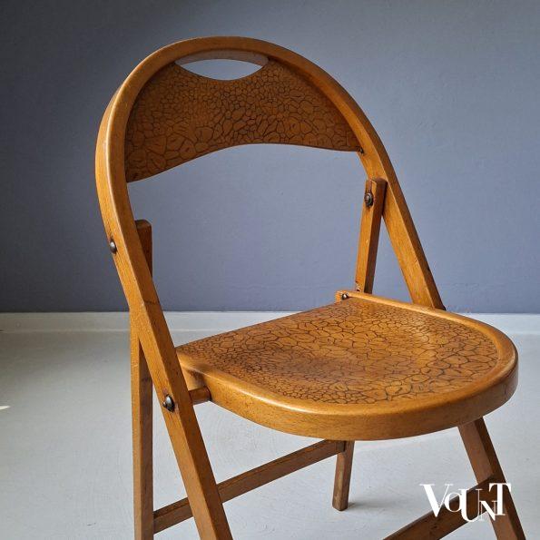 Set van 2 klapstoelen nr. B 751, ca. jaren '50