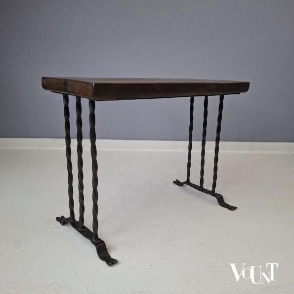 Set van 3 brutalist bijzettafels, jaren '50/'60