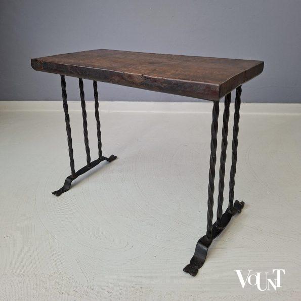 Set van 3 brutalist bijzettafels, jaren '50/'60
