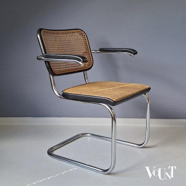 Zwarte S64 stoel, Marcel Breuer voor Thonet, jaren '60