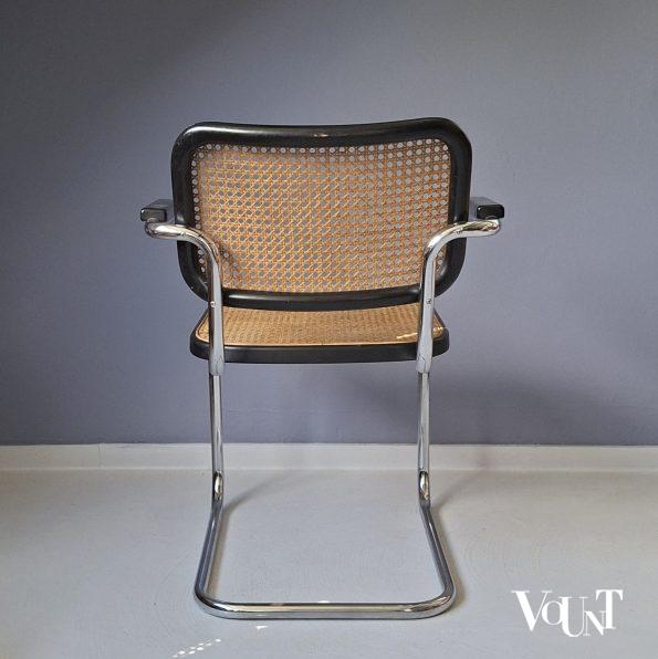 Zwarte S64 stoel, Marcel Breuer voor Thonet, jaren '60