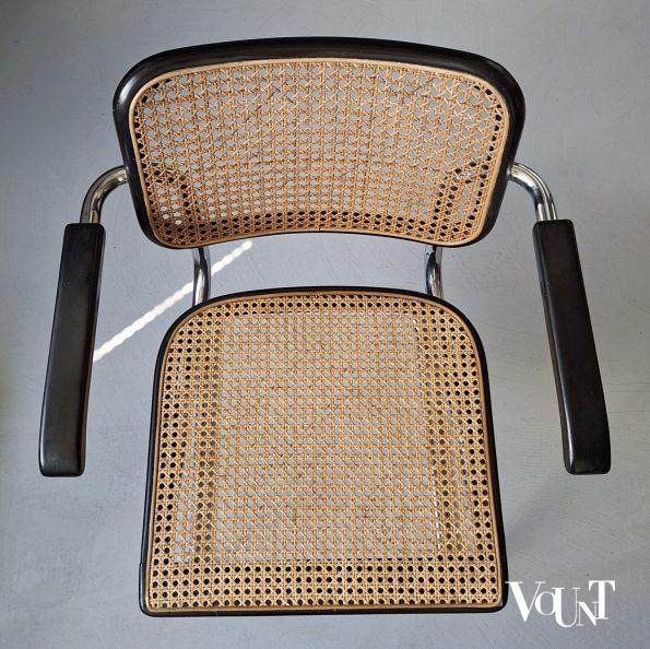 Zwarte S64 stoel, Marcel Breuer voor Thonet, jaren '60