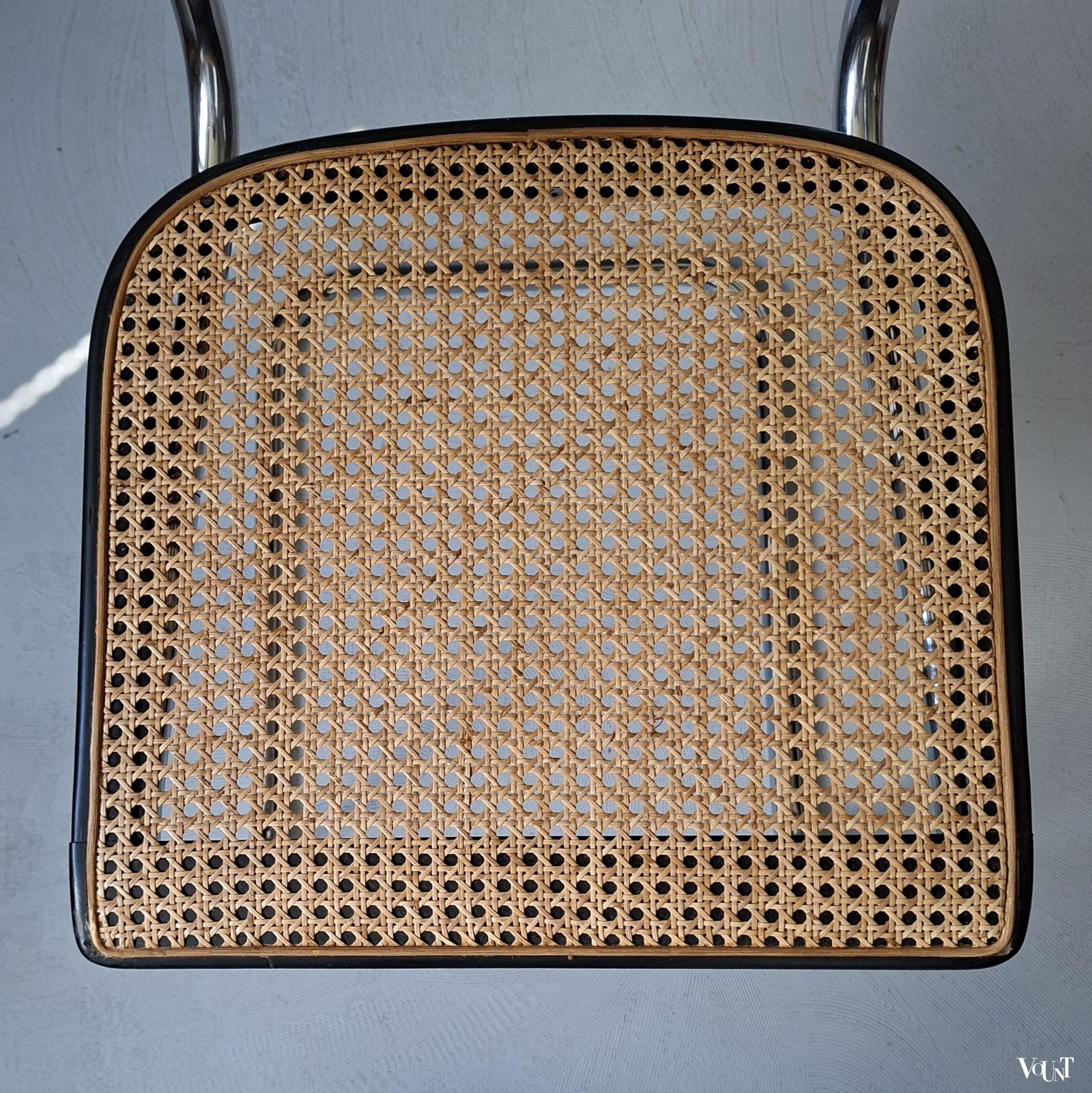 Zwarte S64 stoel, Marcel Breuer voor Thonet, jaren '60