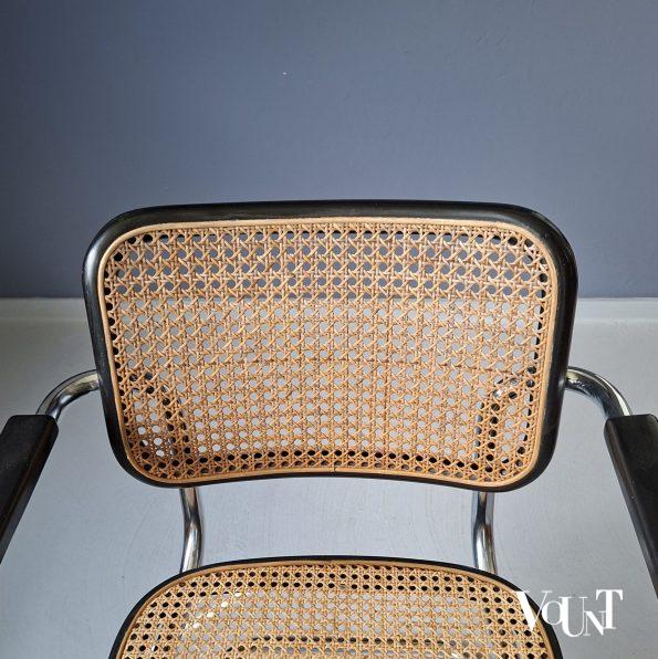 Zwarte S64 stoel, Marcel Breuer voor Thonet, jaren '60