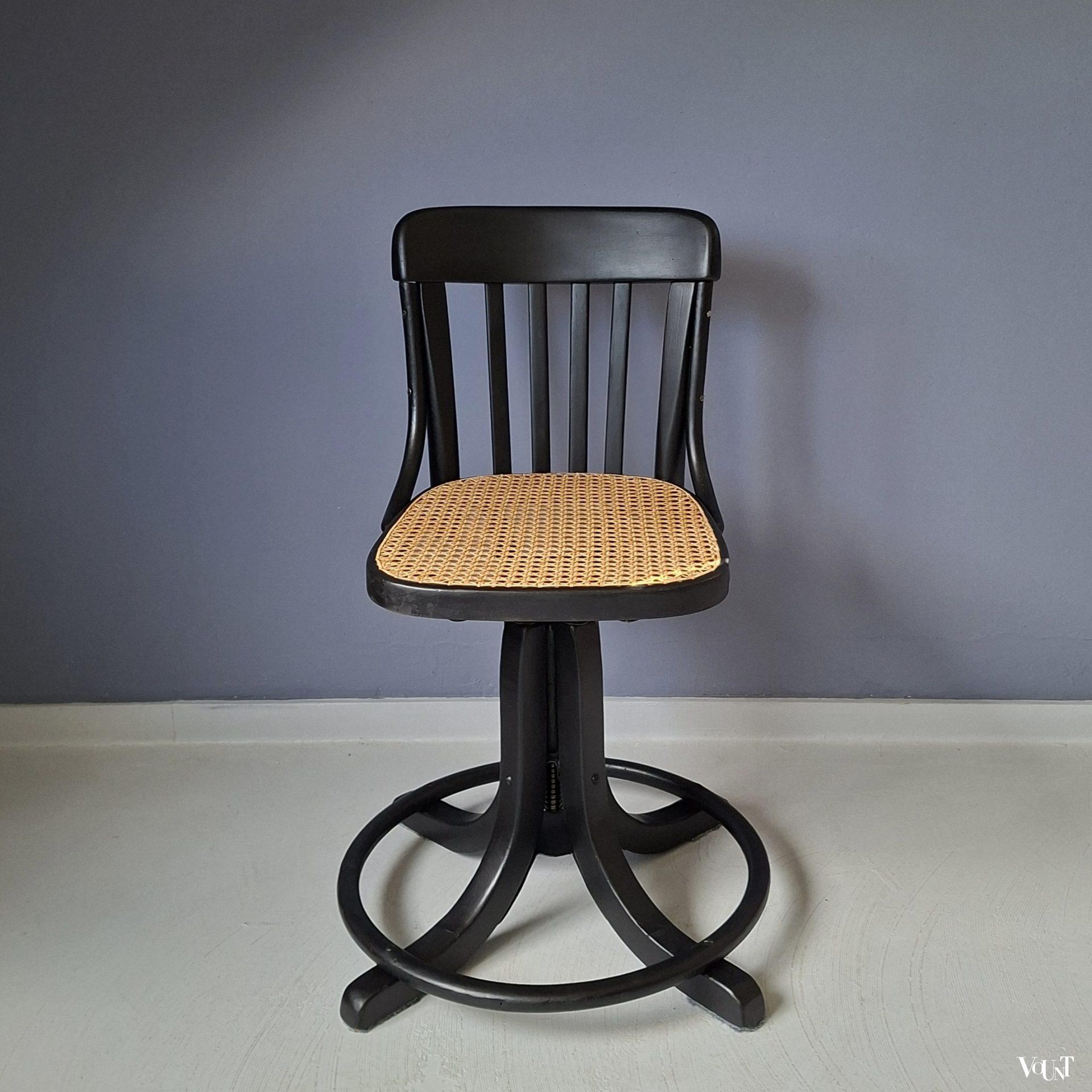 Draaibare bureaustoel Thonet, 1920/1930