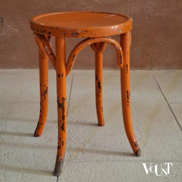 Bentwood kruk met plywood zitting, jaren '50/'60