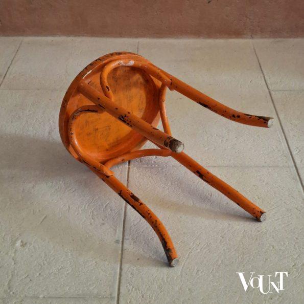 Bentwood kruk met plywood zitting, jaren '50/'60