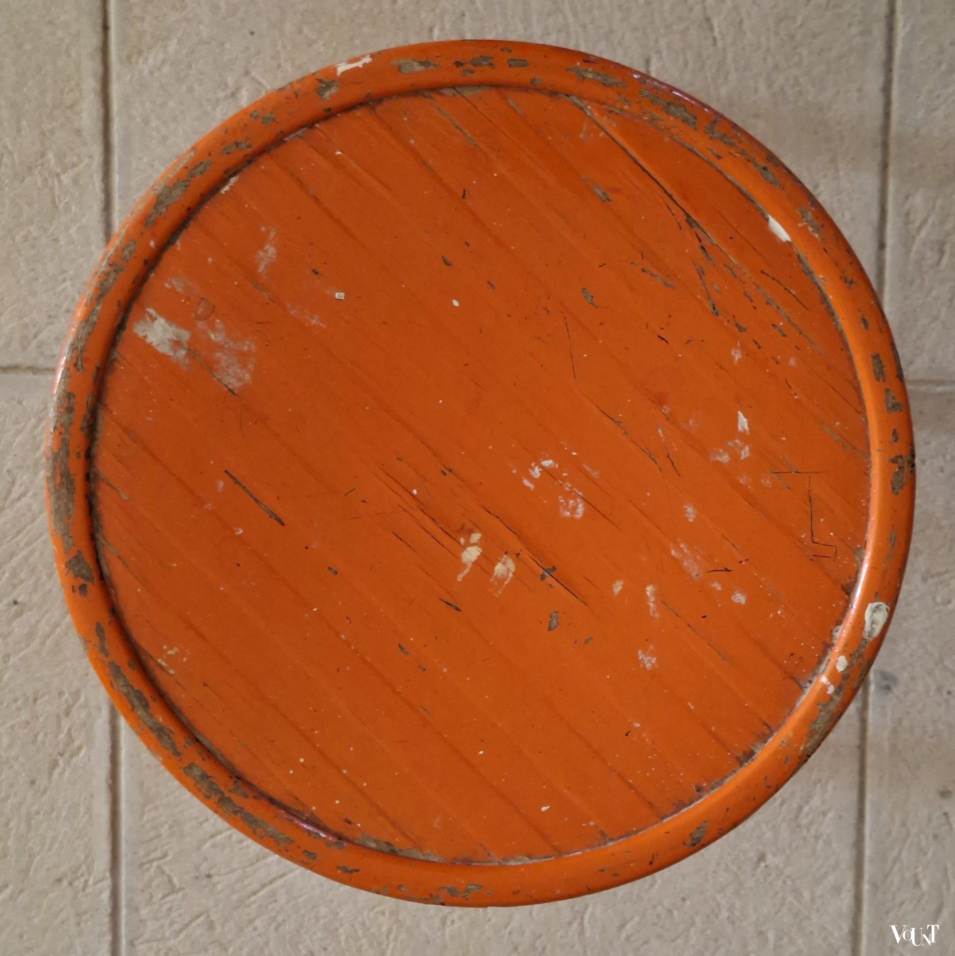 Bentwood kruk met plywood zitting, jaren '50/'60