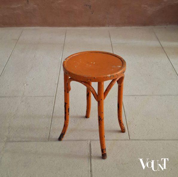 Bentwood kruk met plywood zitting, jaren '50/'60