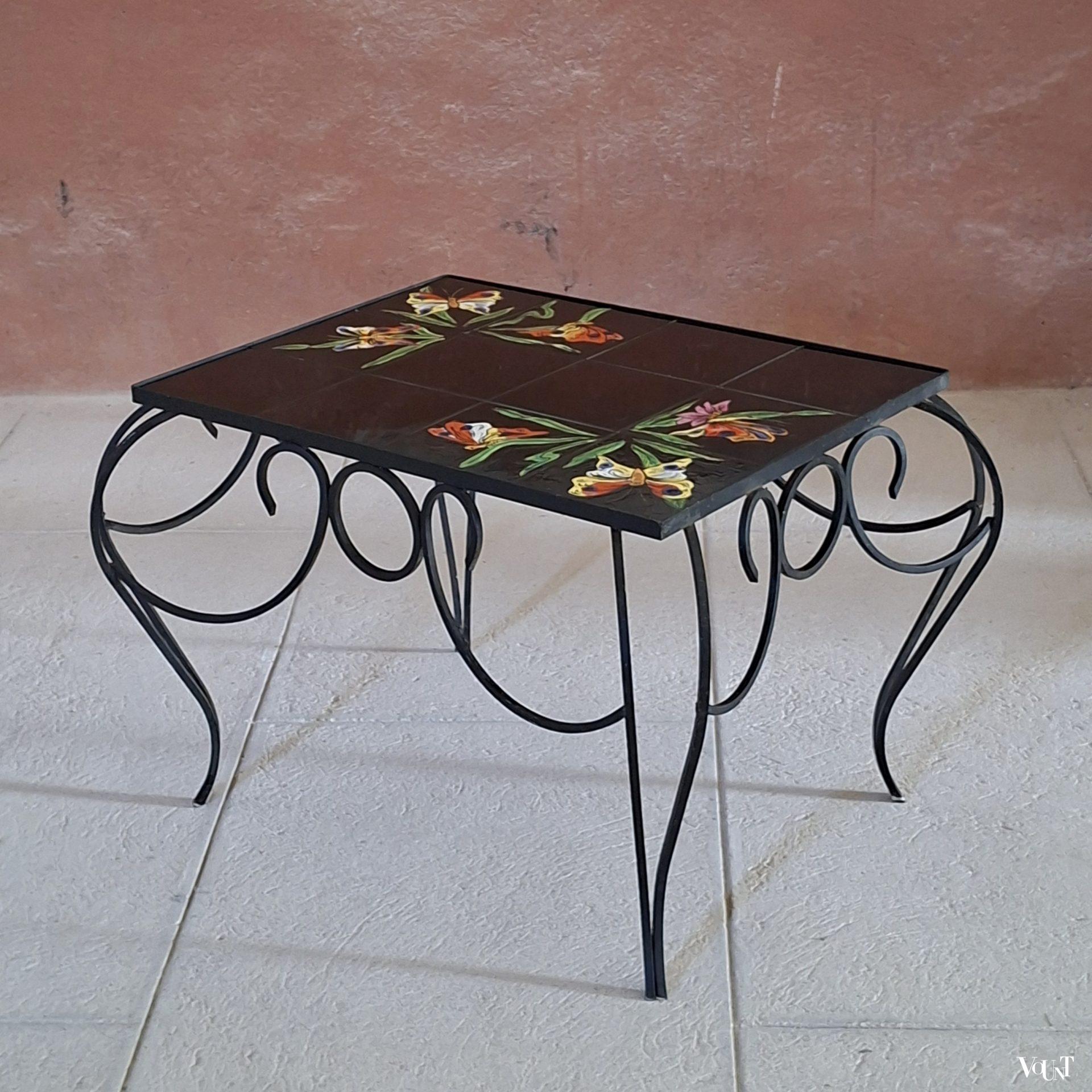 Frans tegeltafeltje vlinders (Vallauris), jaren '60