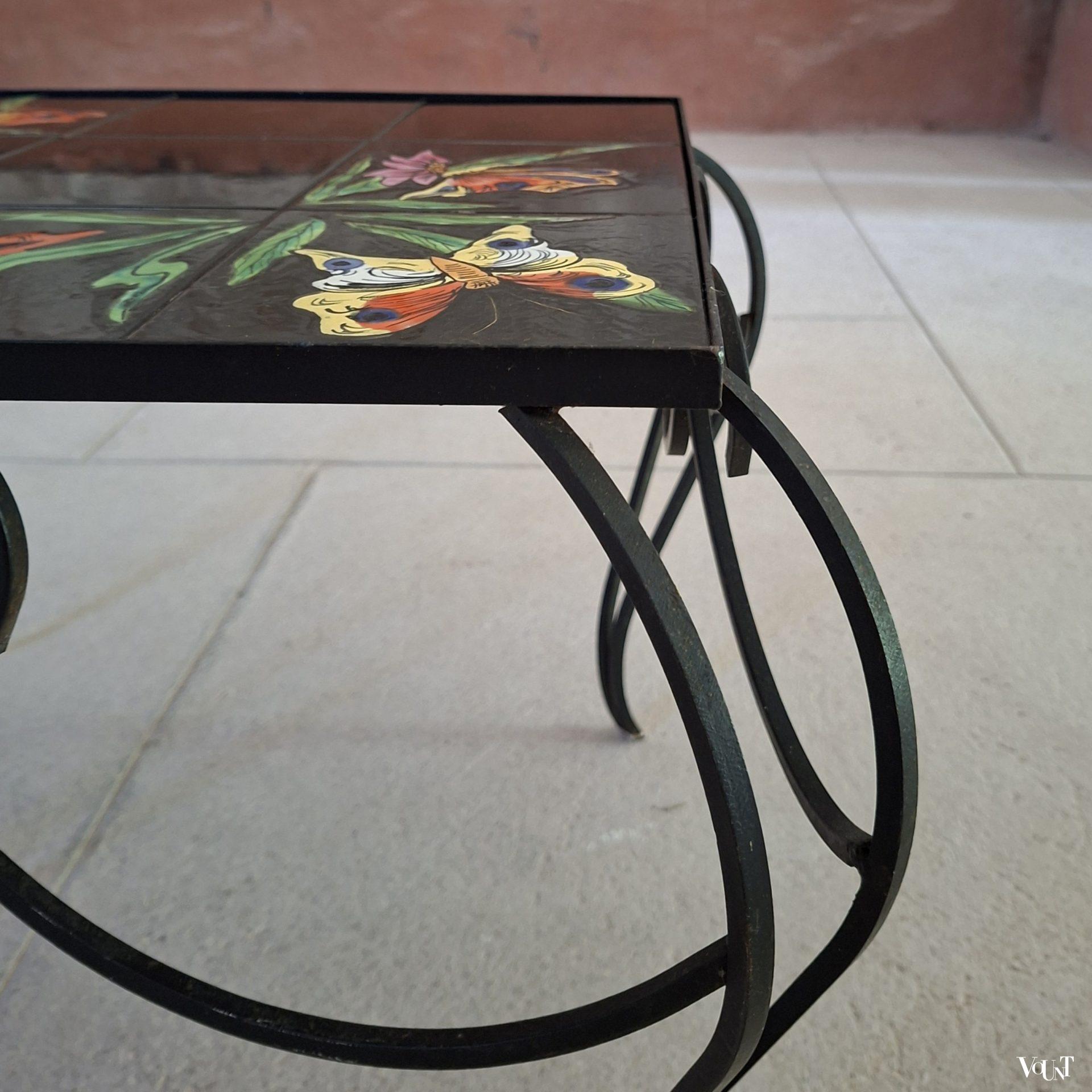 Frans tegeltafeltje vlinders (Vallauris), jaren '60