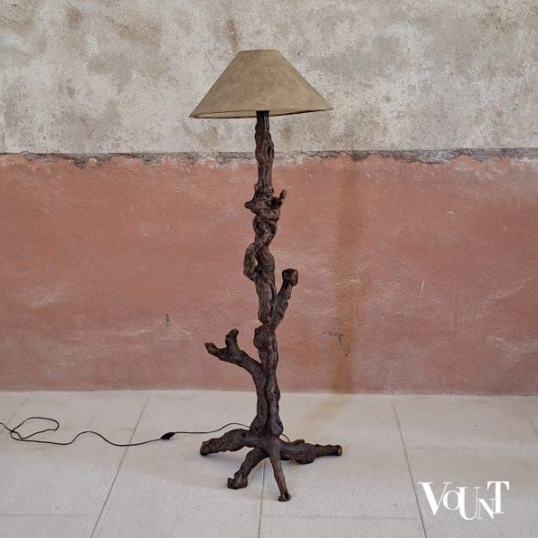 Vloerlamp wijnrankpoot, Frankrijk, jaren '60/'70
