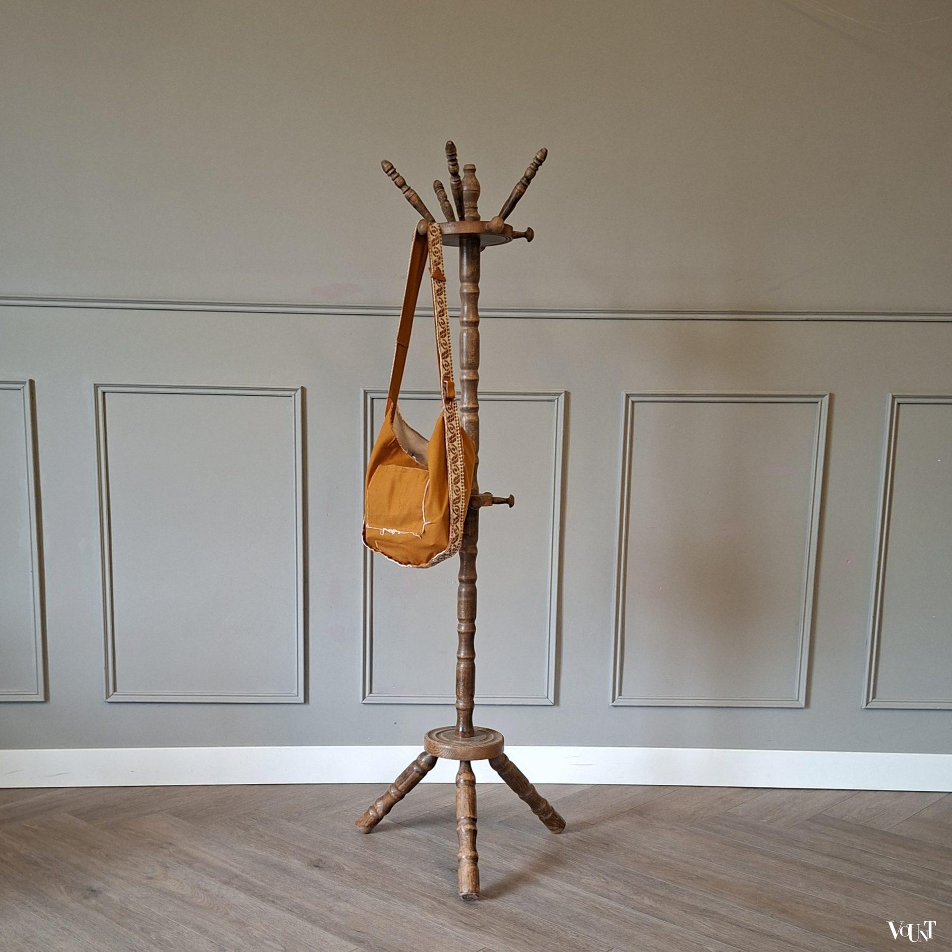 Houten staande kapstok, jaren '50/'60