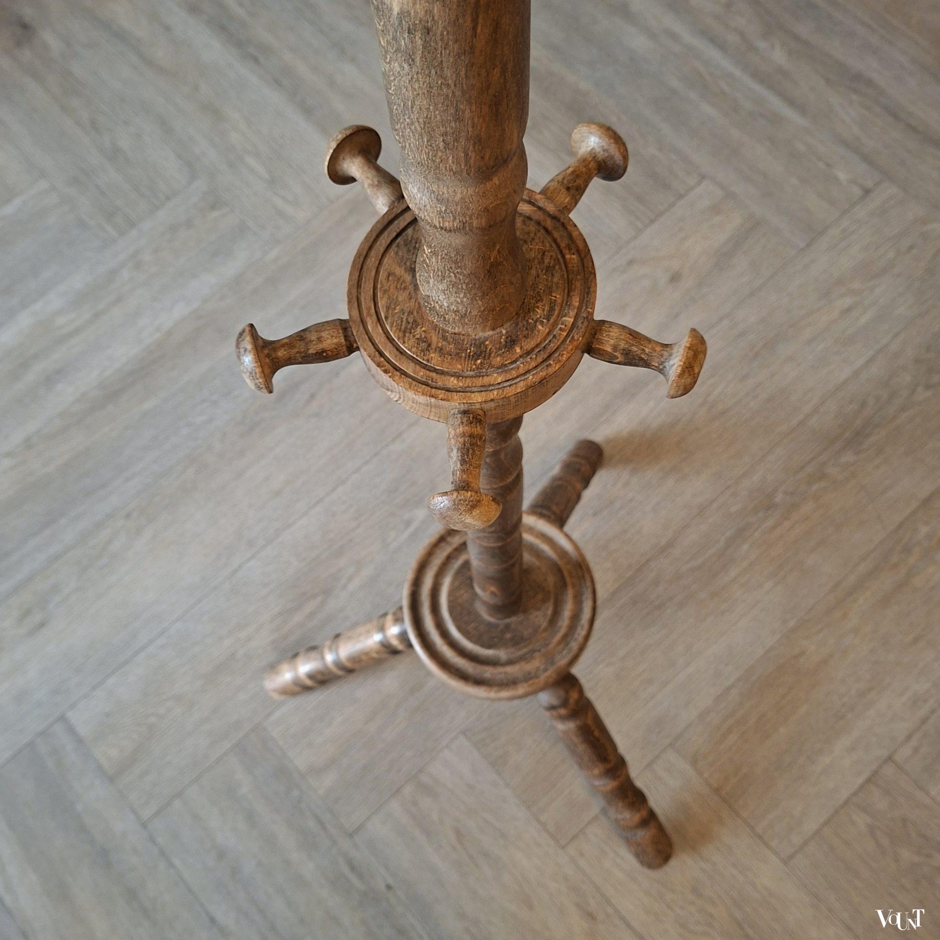 Houten staande kapstok, jaren '50/'60