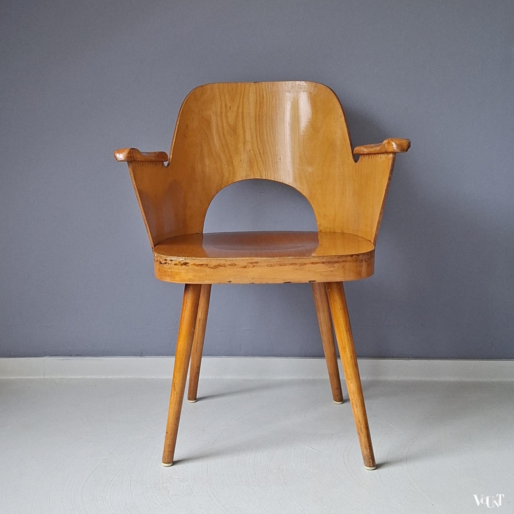 Stoel nr. 1515, Oswald Haerdtl voor Thonet, begin jaren '50