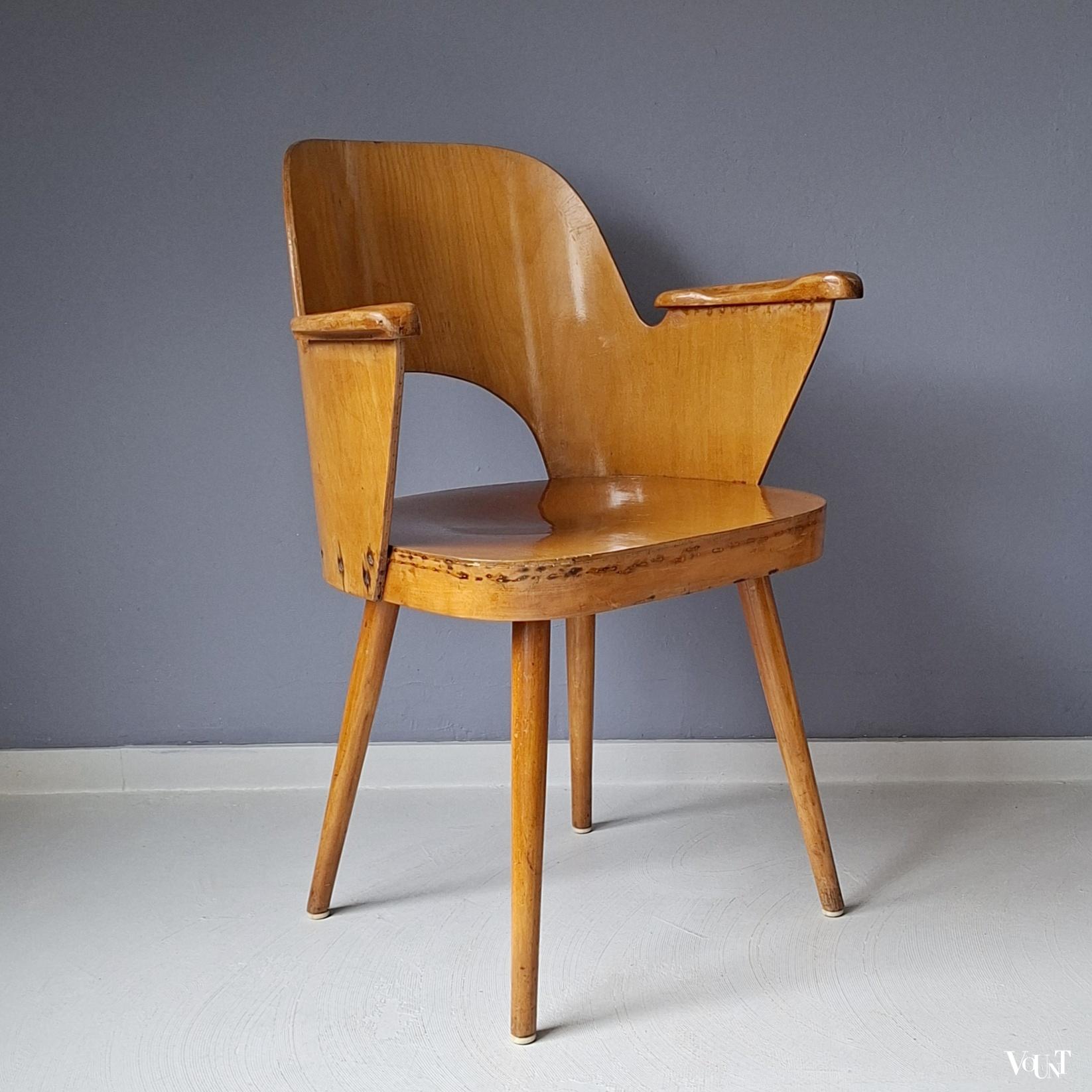 Stoel nr. 1515, Oswald Haerdtl voor Thonet, begin jaren '50