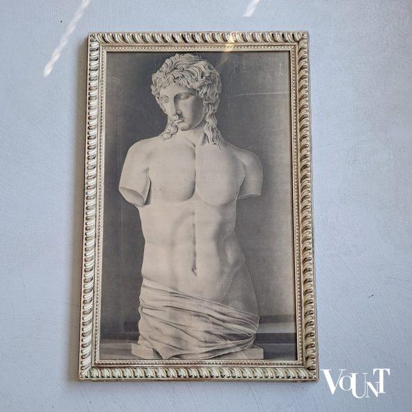 19e eeuwse afbeelding Eros van Centocelle in jaren '80 lijst