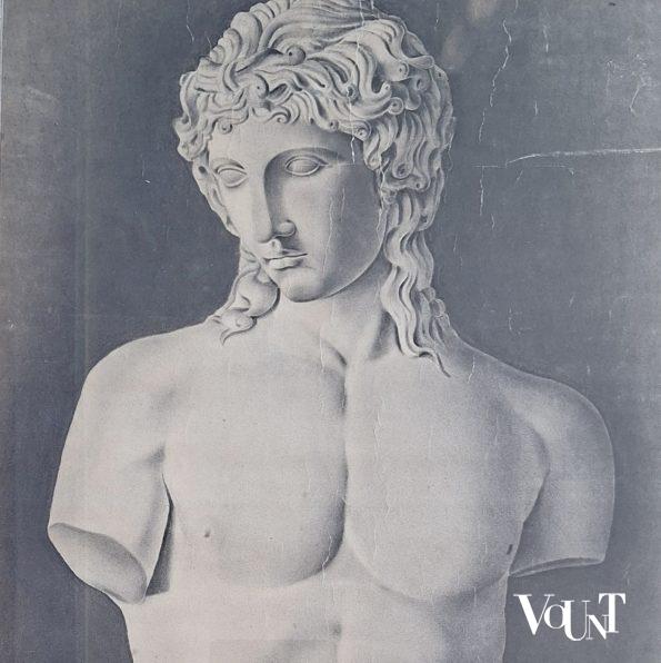 19e eeuwse afbeelding Eros van Centocelle in jaren '80 lijst