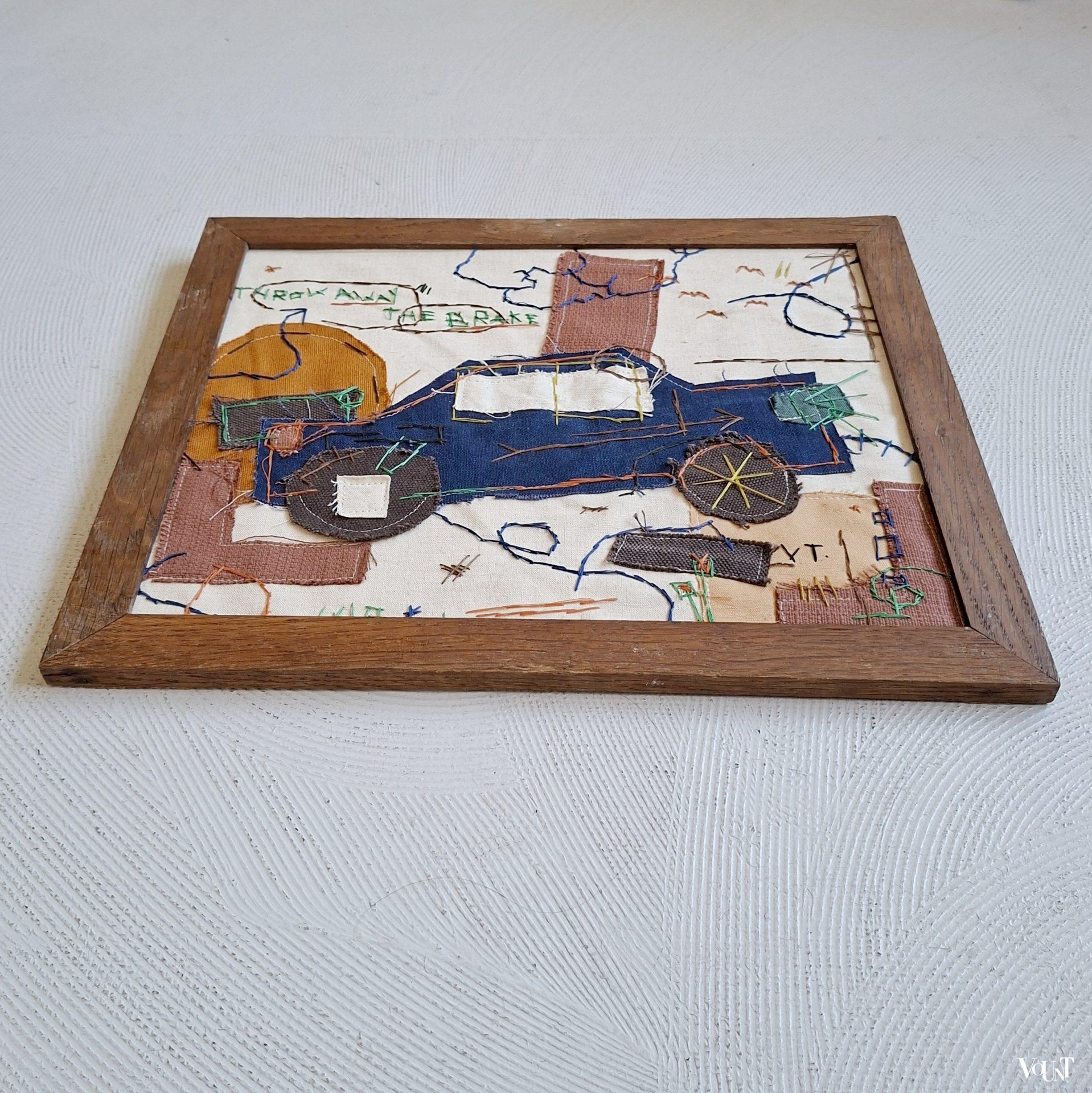 Textielwerk "Throw Away the Brake", Verena Tomberg, 2024