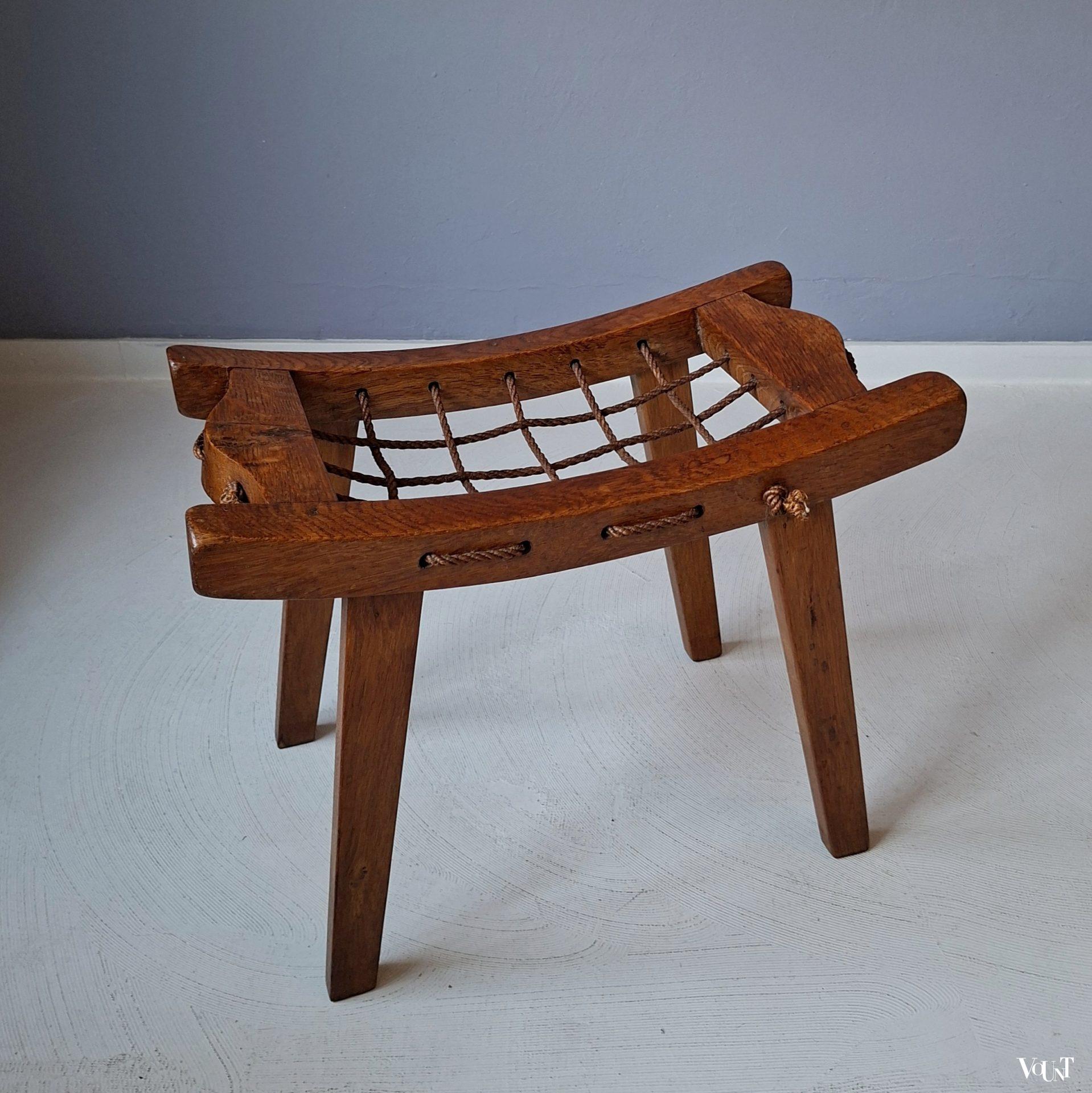 Galjoenbankje / kruk, ca. jaren '50