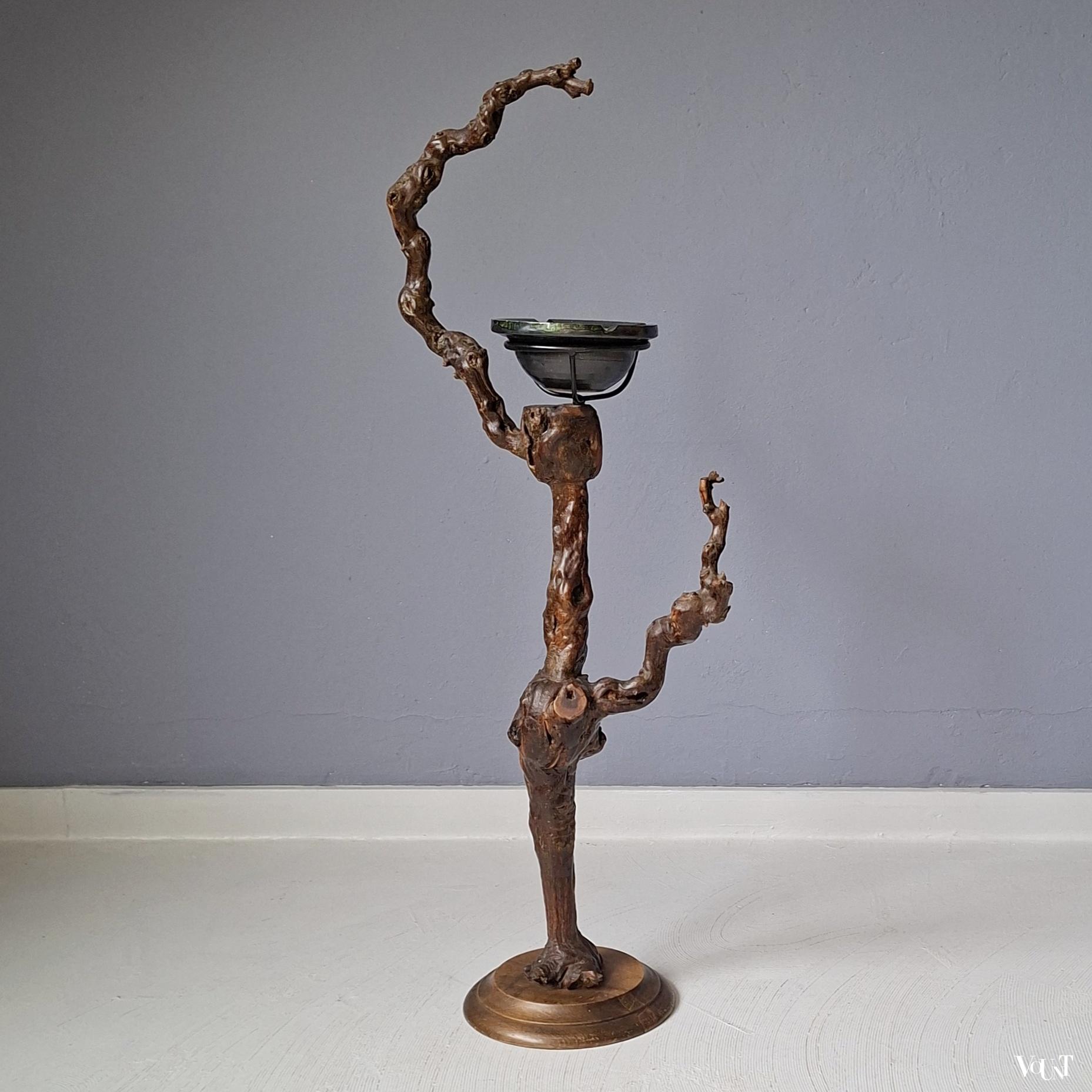 Staande asbak wijnrank, jaren '60