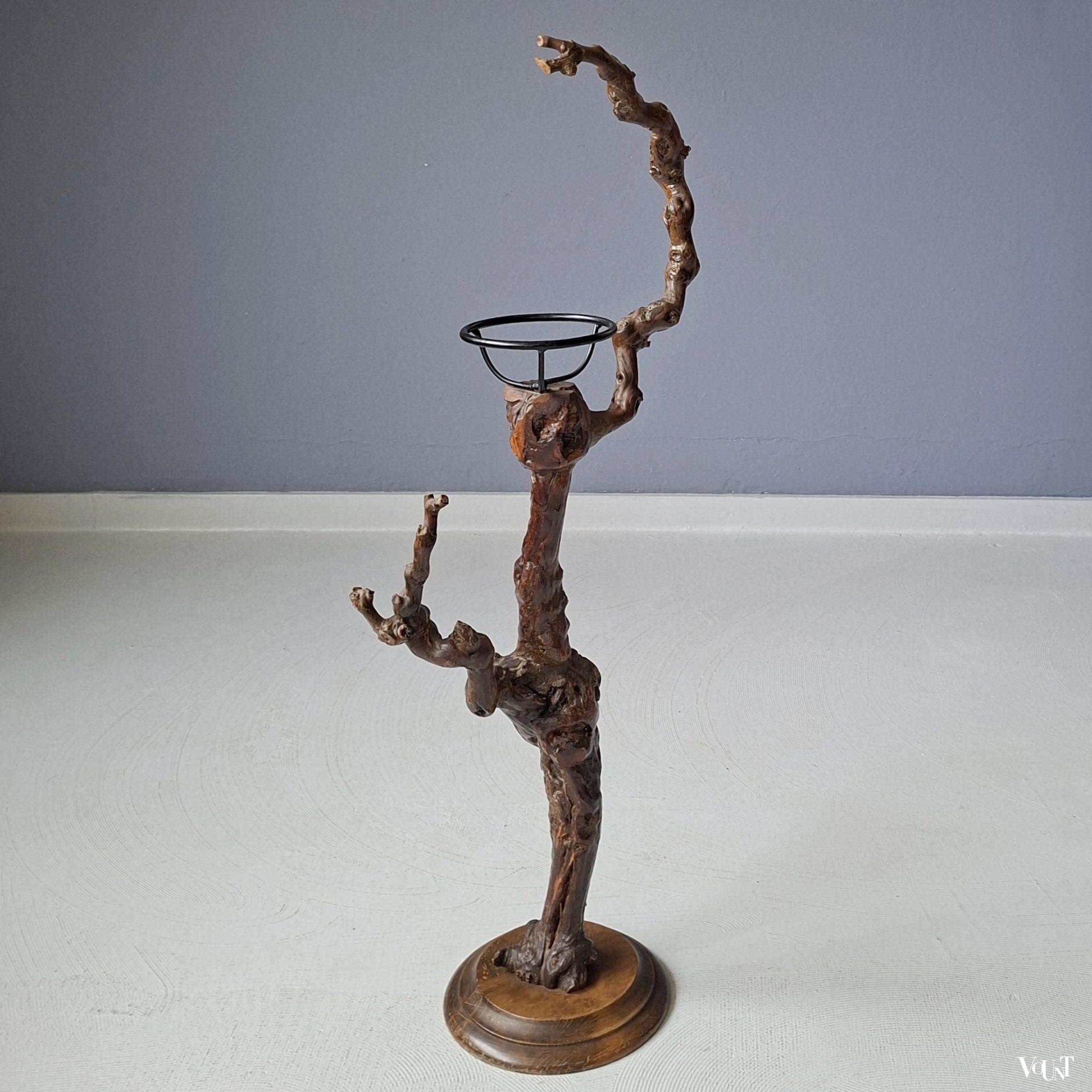 Staande asbak wijnrank, jaren '60