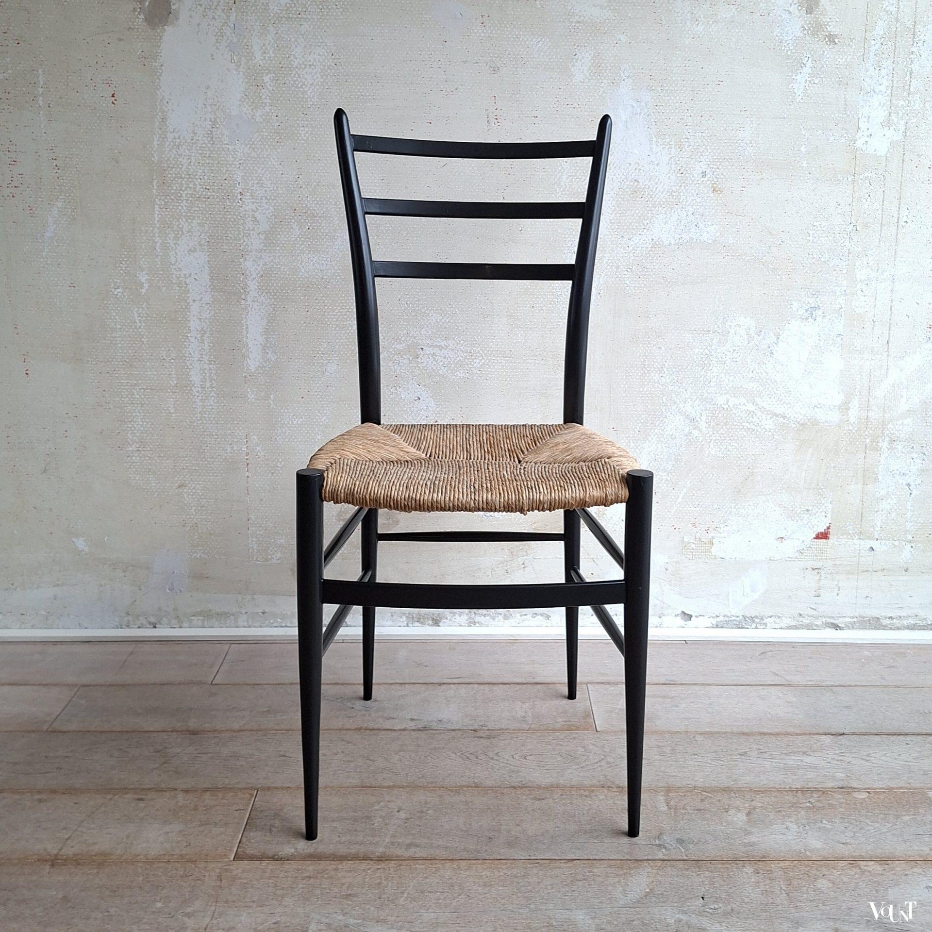 Set van 6 Spinetto stoelen, Chiavari, Italië, jaren '50