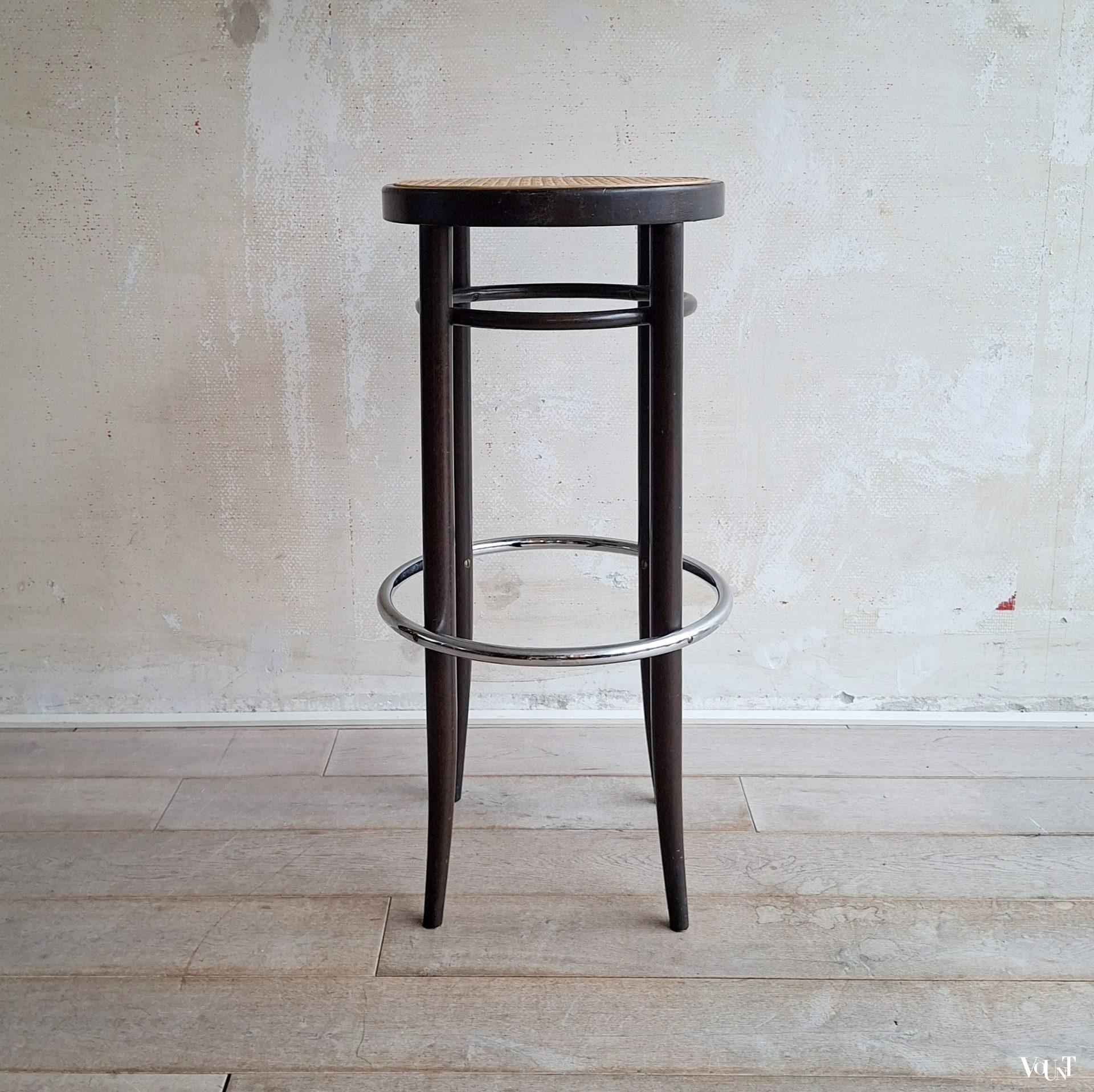 Set van 2 Thonet 204 RH barkrukken, jaren '70