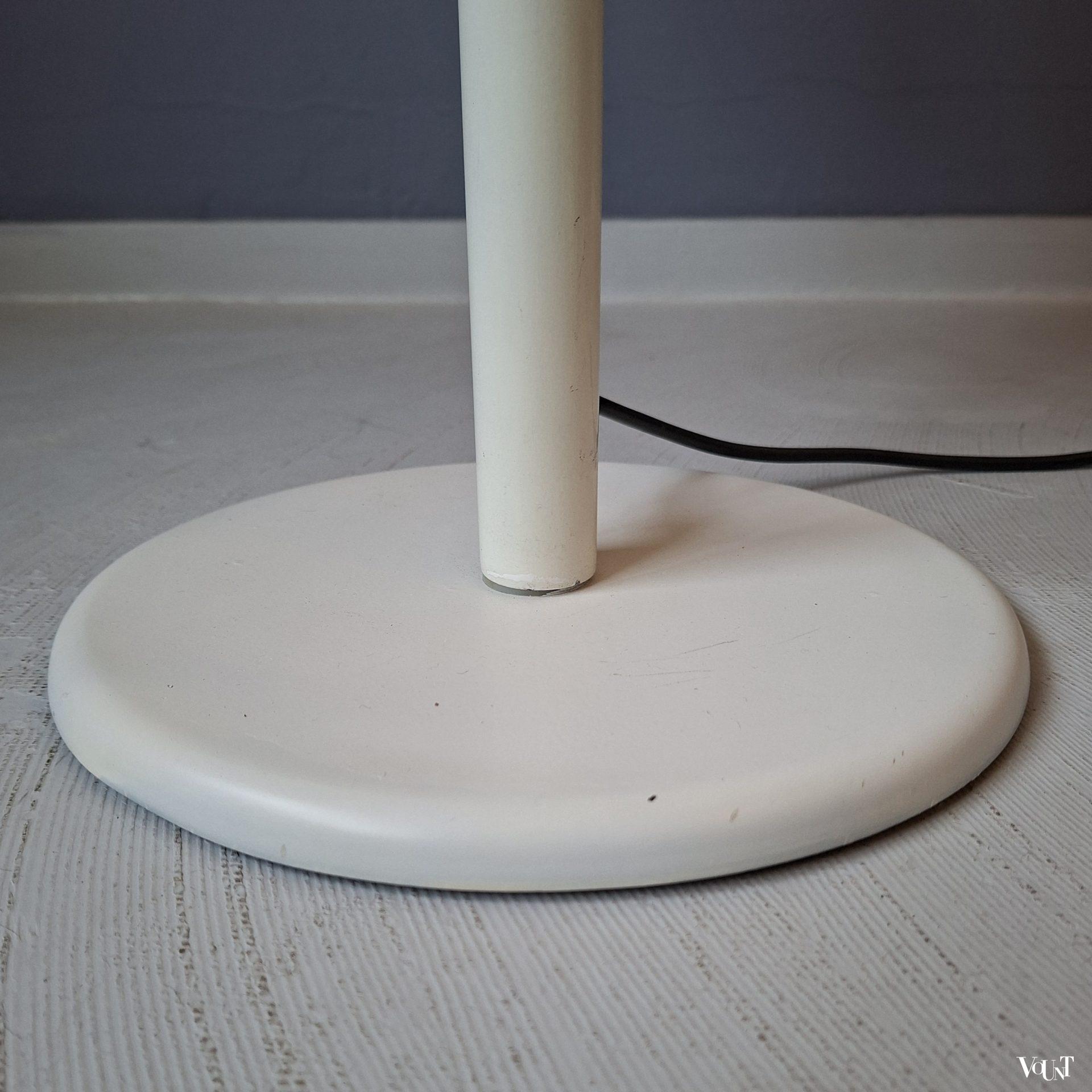 Tafellamp met grote bloemenkap, jaren '70/'80