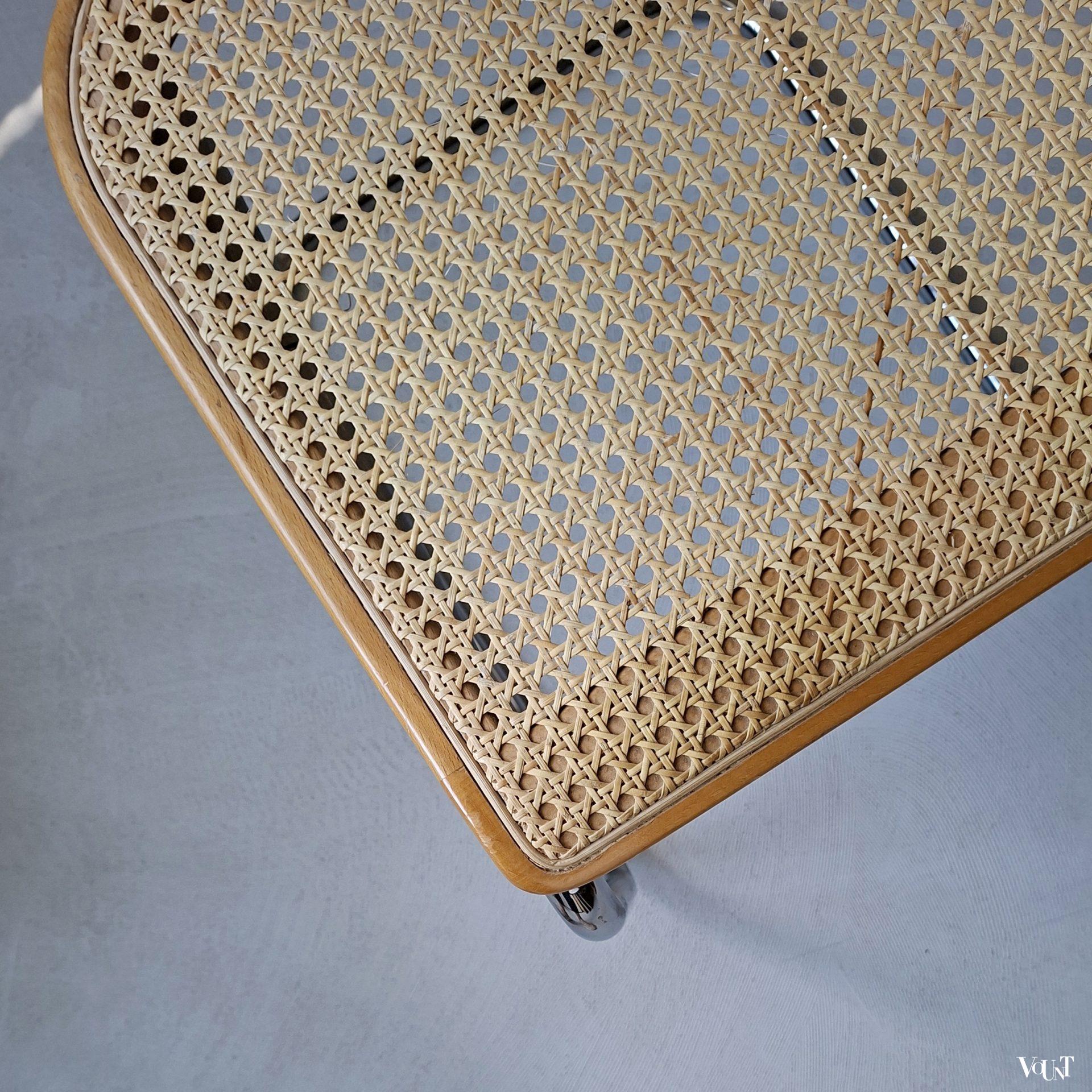 Blonde S64 stoel, Marcel Breuer voor Thonet, 1983